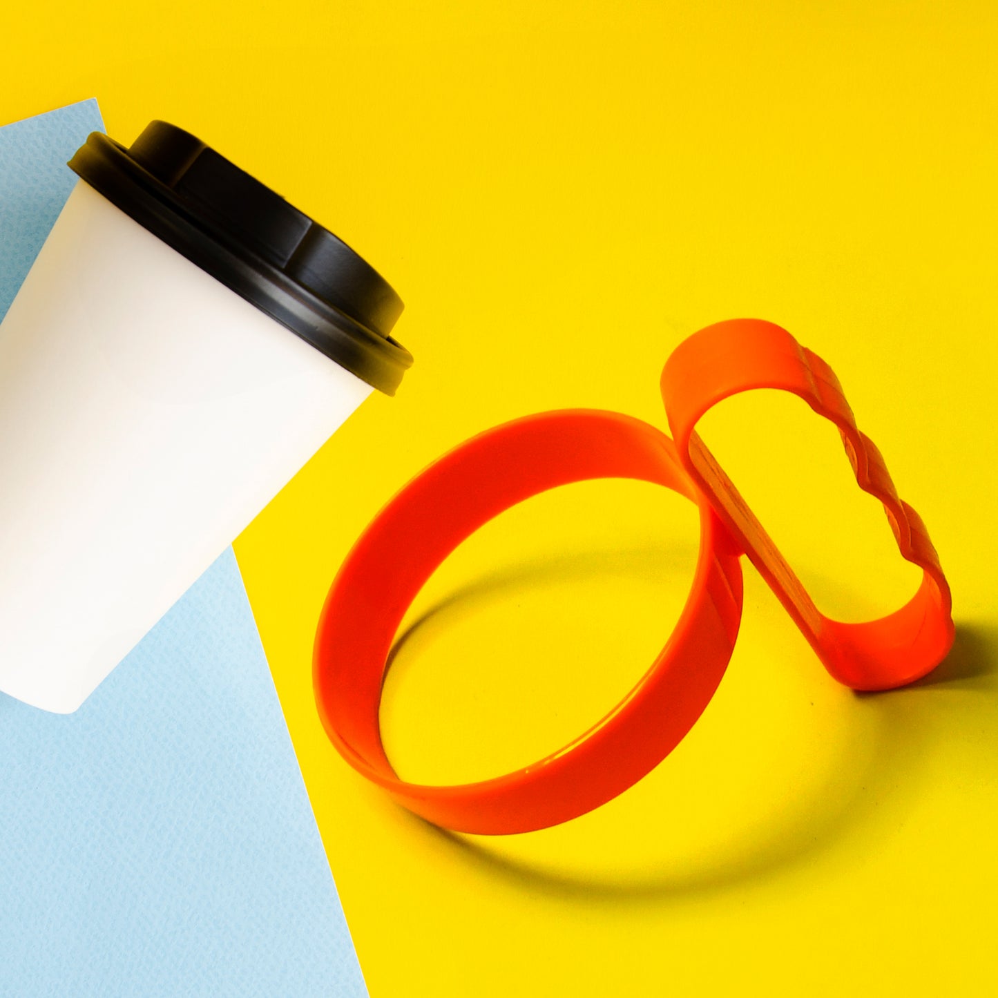 Plastic Cup  Tumbler Handle Anti Slip Travel Mug Grip  Cupholder  Cup  Tumbler Accessories  Lightweight Tumbler Holder  Cup Handle (1 Pc) - Happy Price - Image 2
