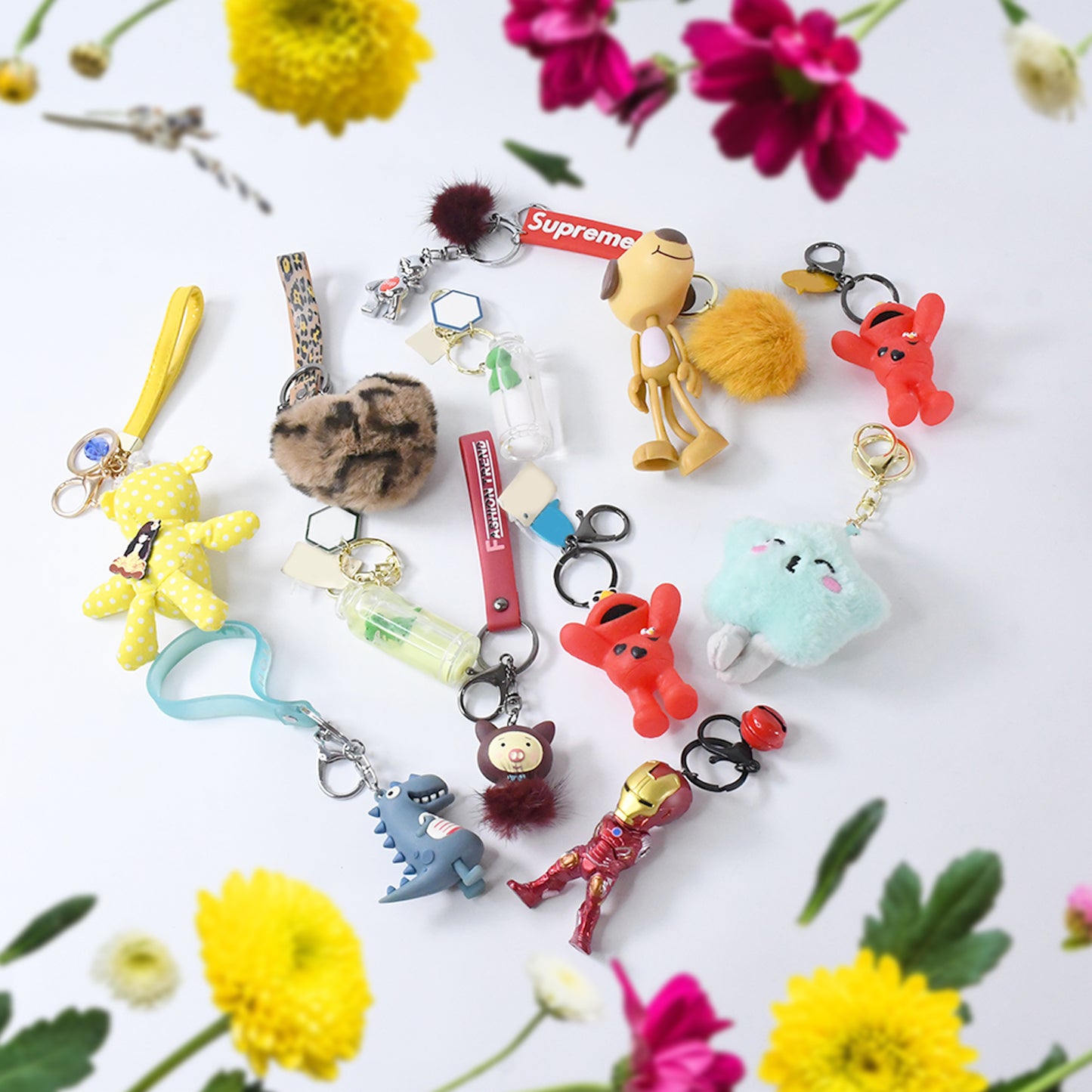Mix Design  Size Keychain - Durable  Stylish Accessory (1 Pc  Mix Color) - Happy Price - Image 4