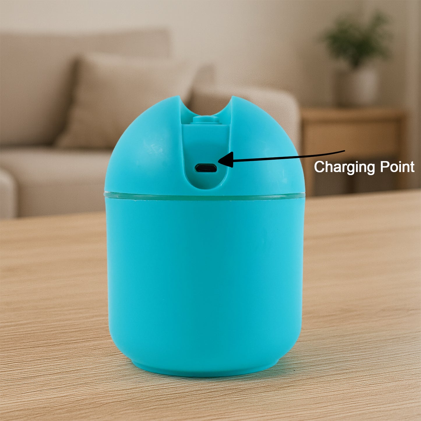 Blue Usb Mini Air Humidifier For Home  Office (1 Pc) - Happy Price - Image 3