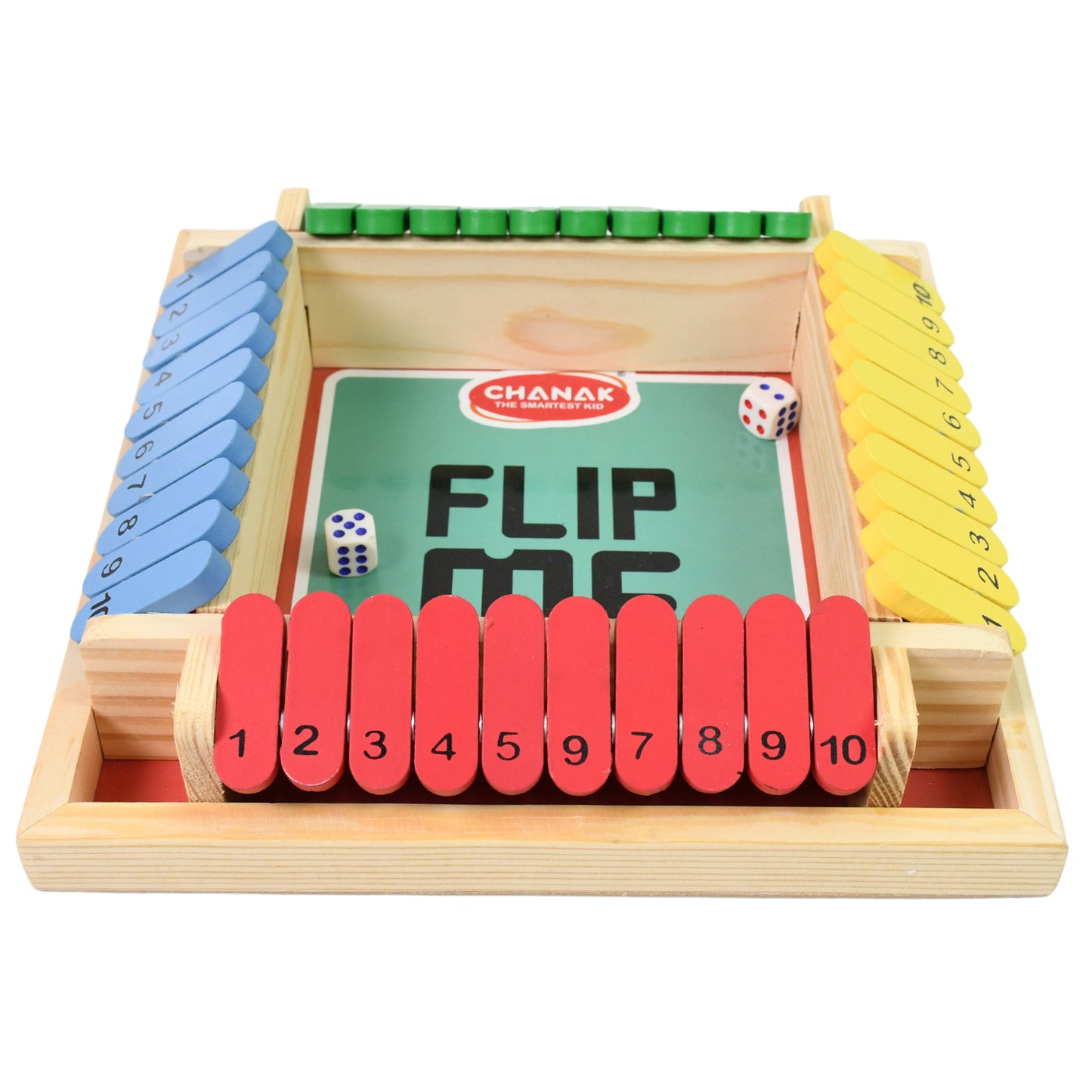 Shut The Box Dice Game Classic Flip Me Multiplayer Game (1 Set) - Happy Price - Image 4