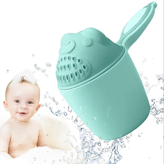 Baby Shampoo Shower Cup Safe Soft Bathing Water Scorpion Baby Bath Tumbler Hair Washing Mug Rainer - Happy Price - Image 1