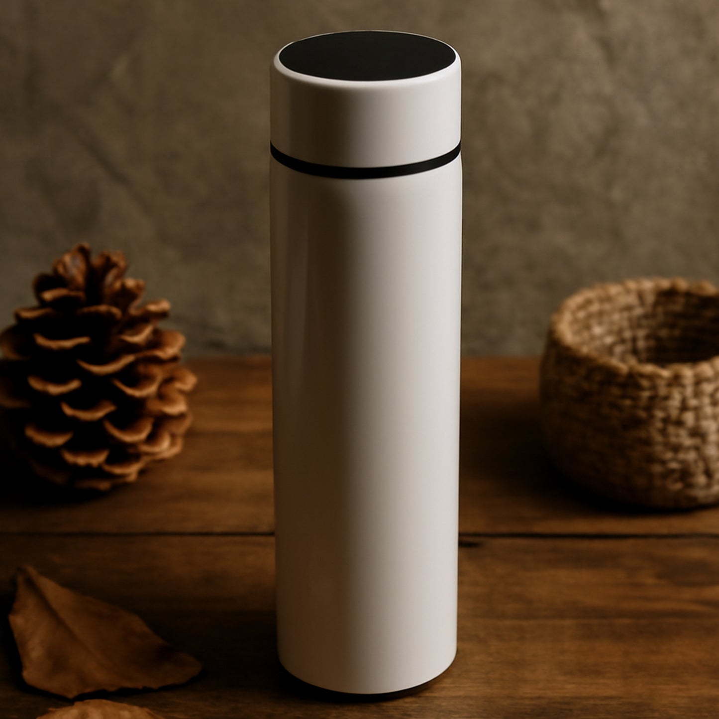 White Vacuum Insulated Water Bottle (1 Pc  500ml) - Happy Price - Image 5