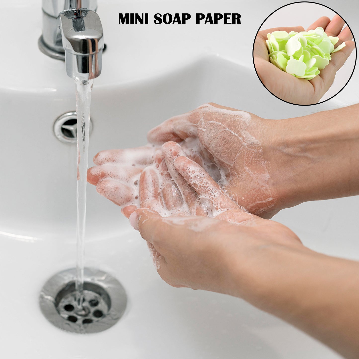 Portable Paper Soap Sheets with Apple Case - 1 Pc, Mixed Colors - Happy Price - Image 5