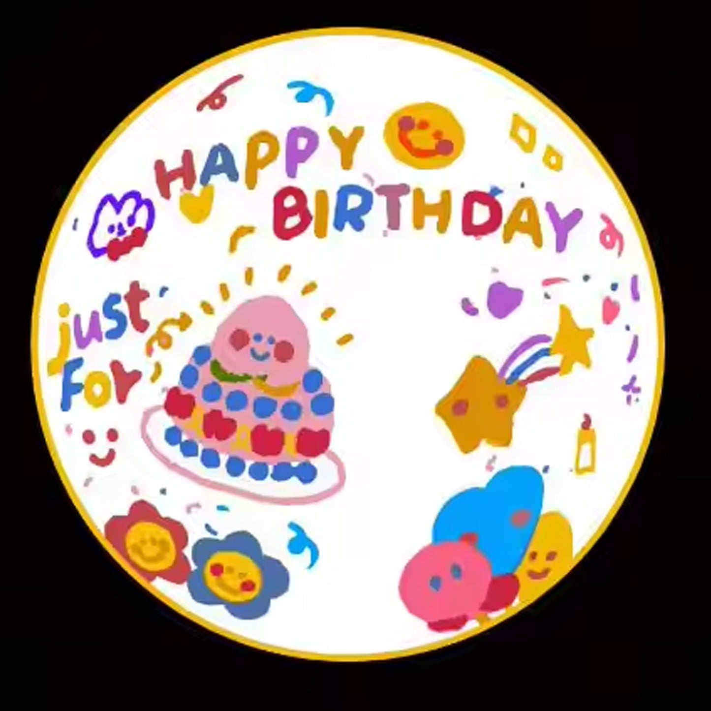 Birthday Projector With 8 Slides Patterns (1 Set) - Happy Price - Image 3