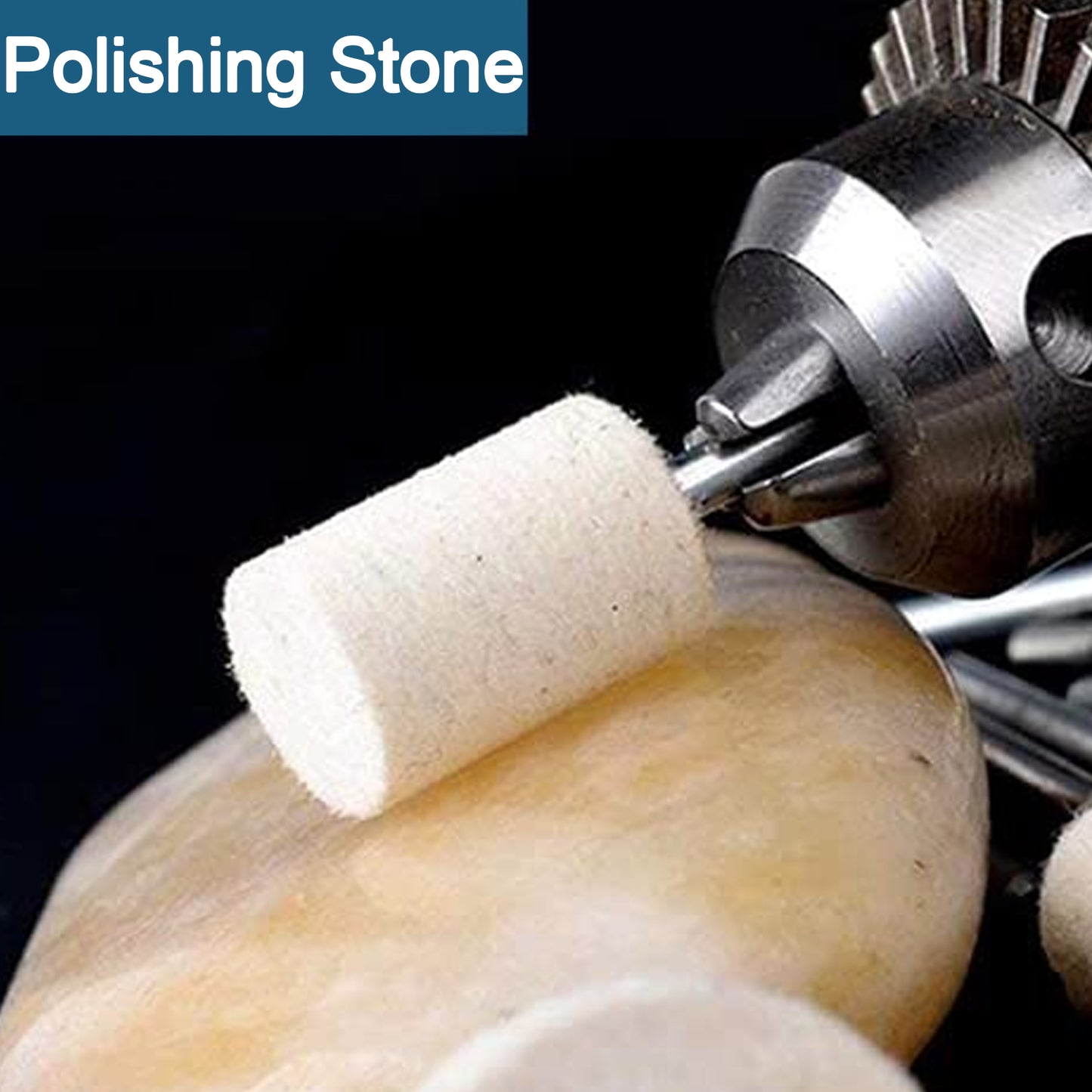 Wool Felt Polishing Buffing Wheels Wool Felt Mounted Polishing Bits (3 Pcs Set) - Happy Price - Image 3
