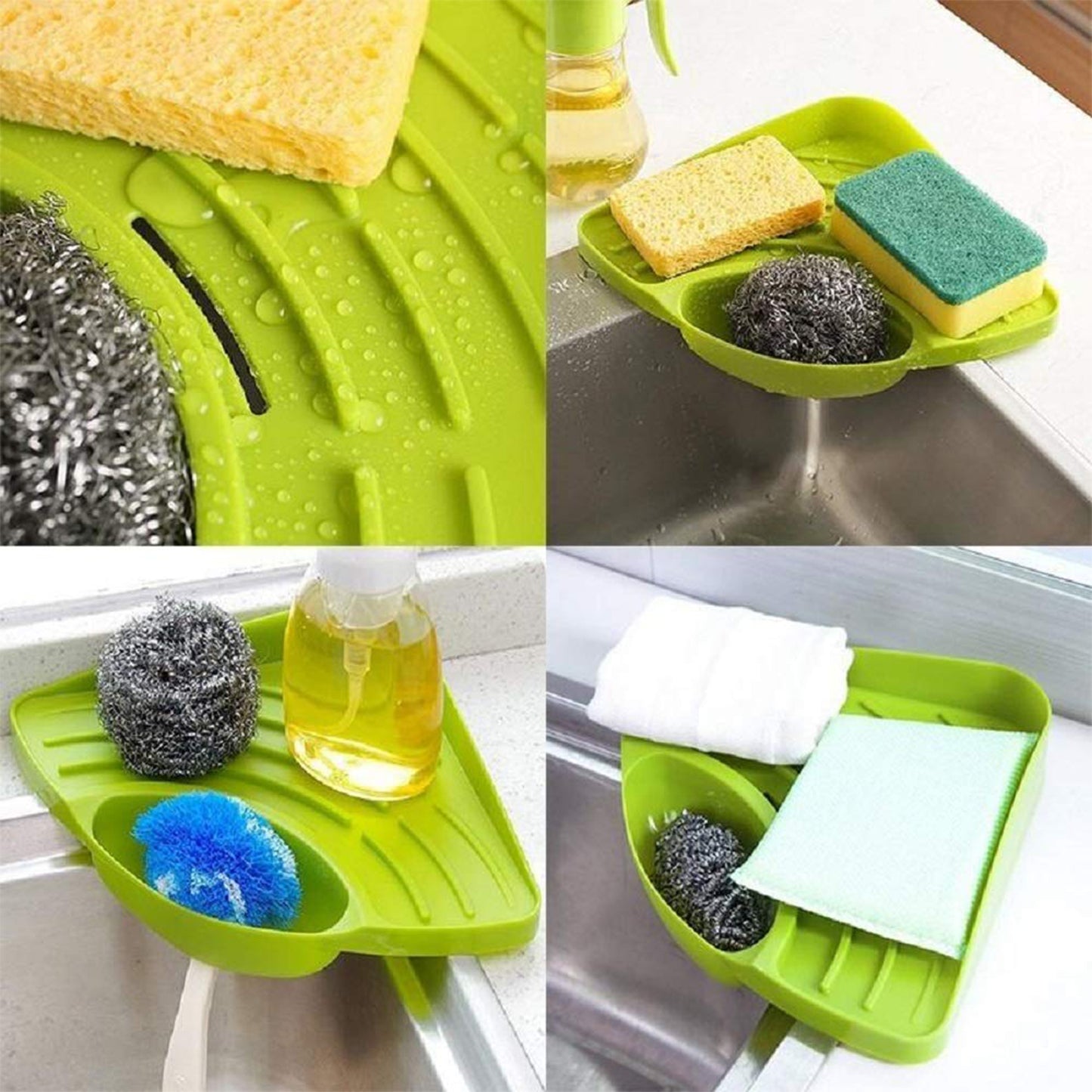 1h Corner Sink Strainer For Draining Kitchen Waste In Sinks And Wash Basins. - Happy Price - Image 6