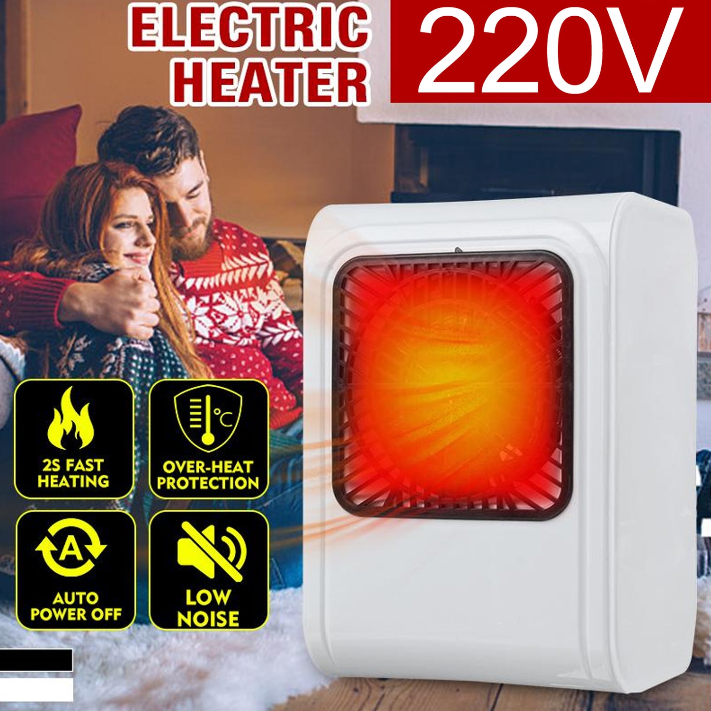 Room Heater 220v Brown Box Heater For Office  Bedroom Use Heater - Happy Price - Image 6