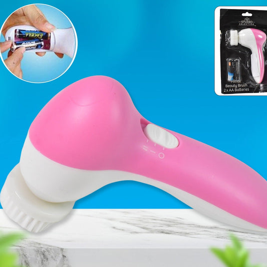 Facial Beauty Brush Face Massager (1 Pc  With 2 Aa Battery Included) - Happy Price - Image 1