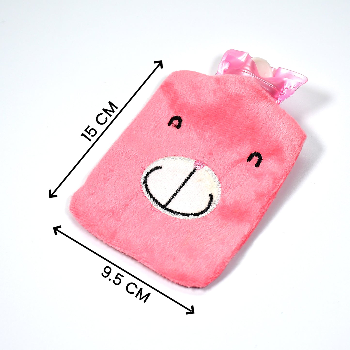 Pink Small Hot Water Bag With Cover For Pain Relief Neck Shoulder Pain And Hand Feet Warmer Menstrual Cramps. - Happy Price - Image 4