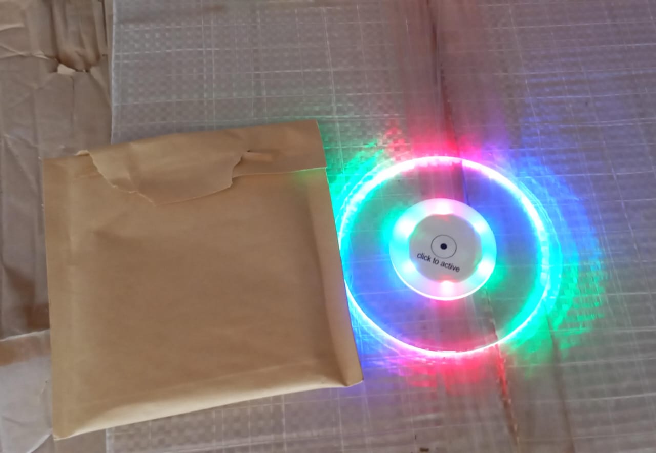 Colorful Led Cocktail Coaster Round Ultra-thin Led Drink Coaster (1 Pc) - Happy Price - Image 7