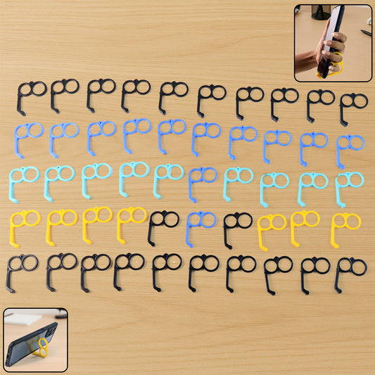 Plastic Hand Mobile Stand (Mix Color  50 Pc) - Happy Price - Image 1