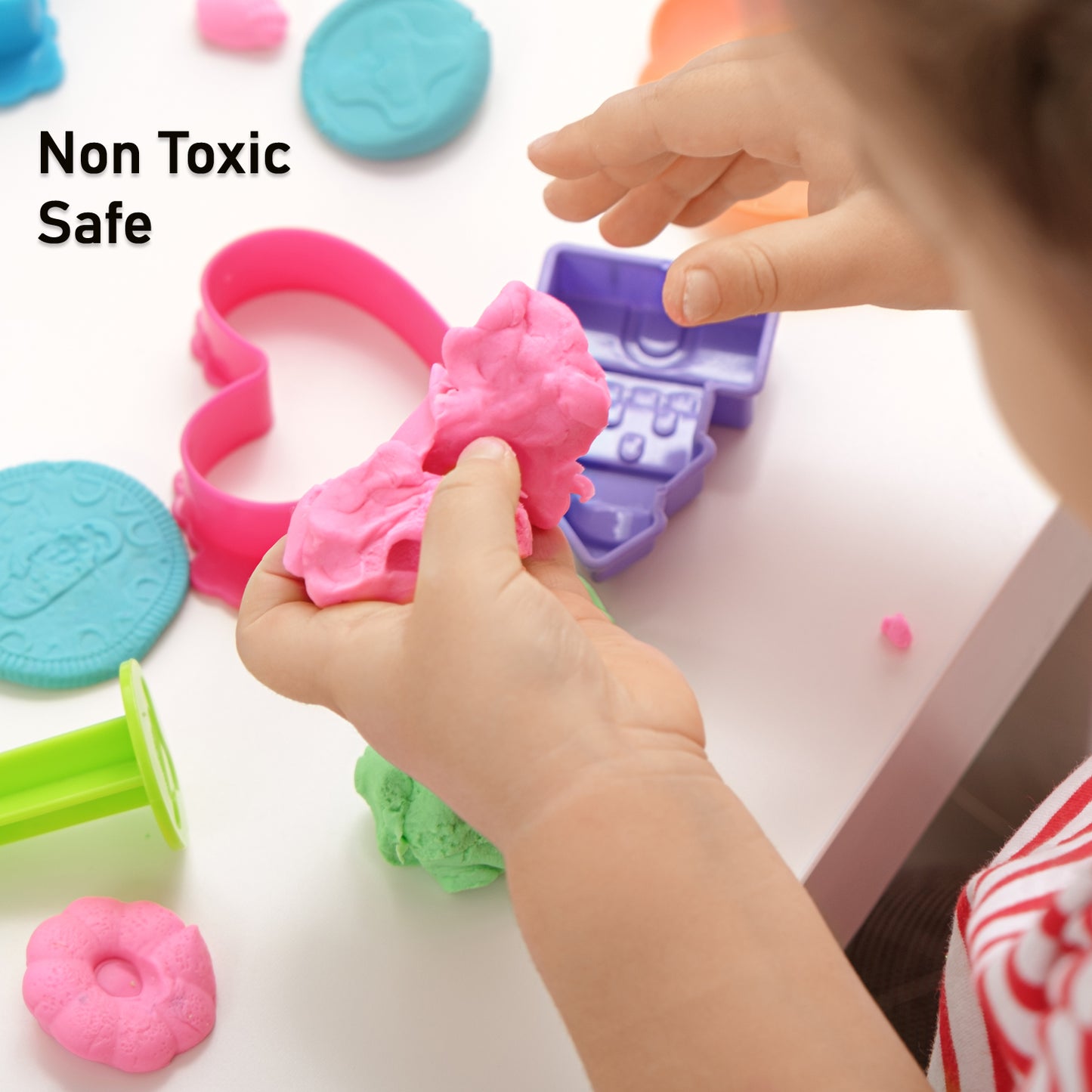 Creative Sand For Kids  Natural Kinetic Sand Kit For Kids Activity Toys  Soft Sand Clay - Happy Price - Image 5