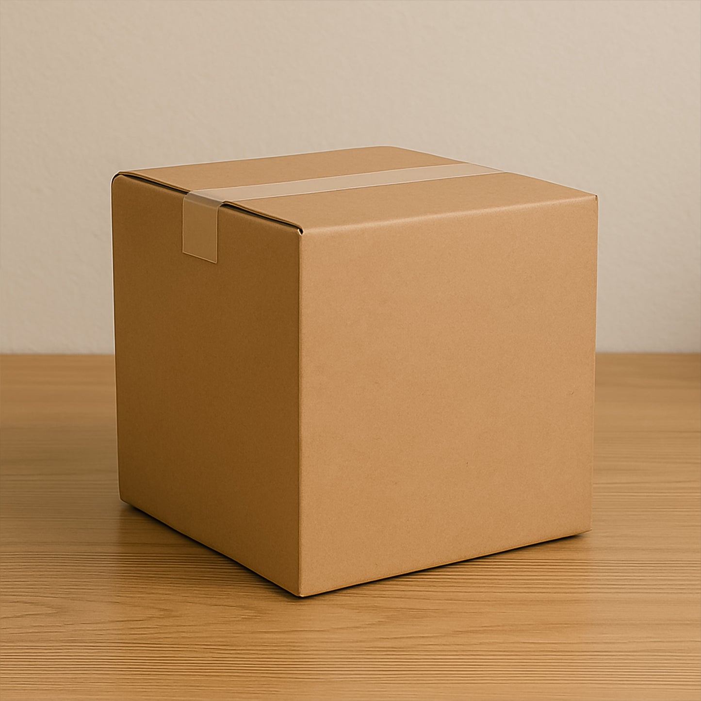 Sturdy Brown Corrugated Box for Packaging - 22x11x11 cm, 1 Piece