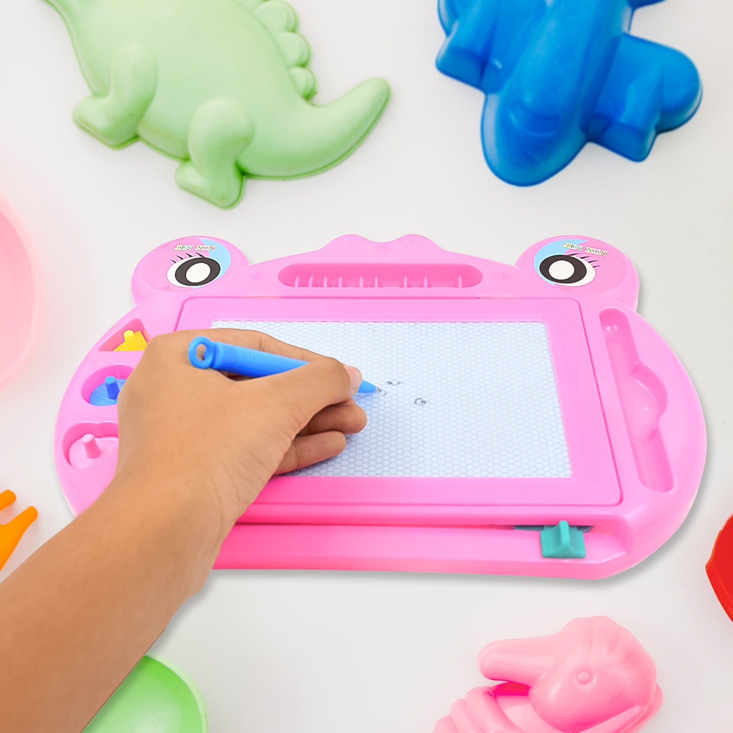 Frog Design Magic Sketch Slate Pad  Board (1 Pc  28  20 Cm) - Happy Price - Image 5