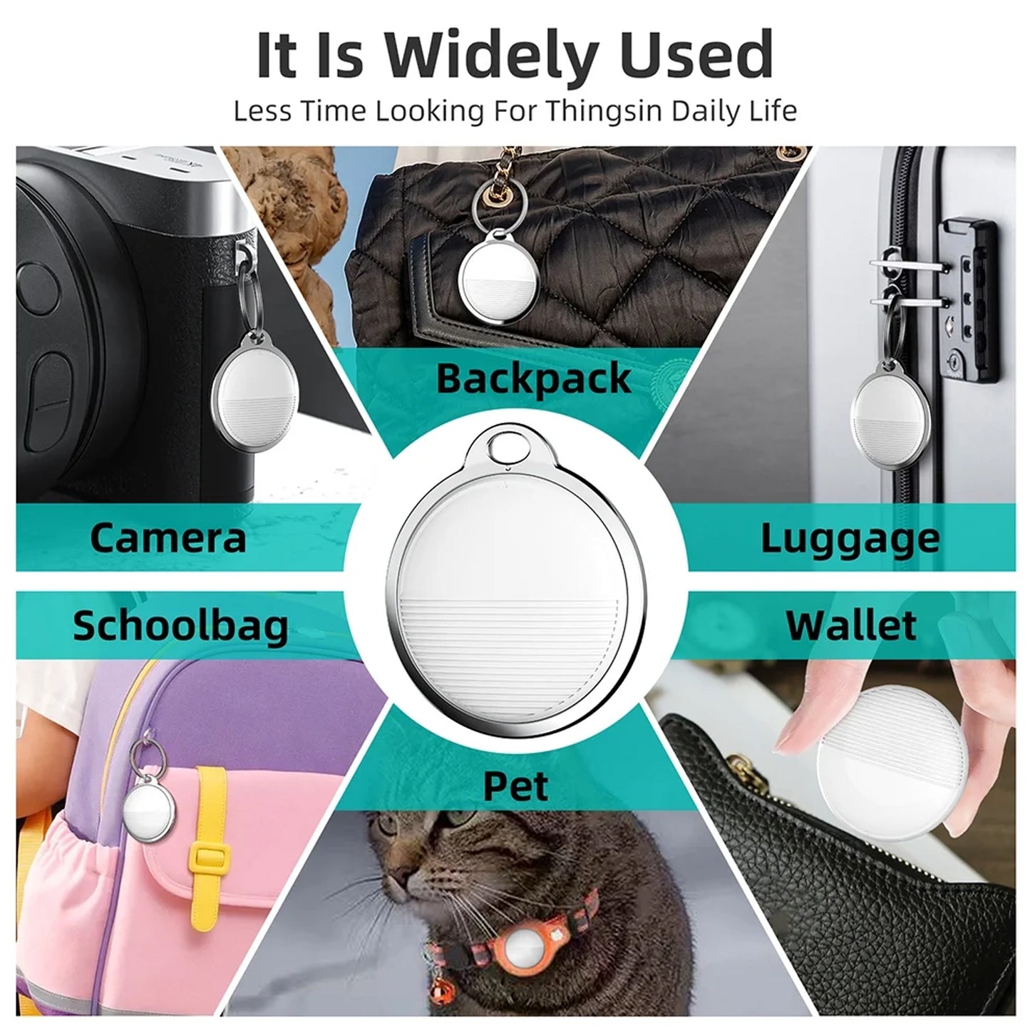 Finder Compatible With Find My App Global Tracking Gps Tracker With Sound Alarm - Happy Price - Image 2