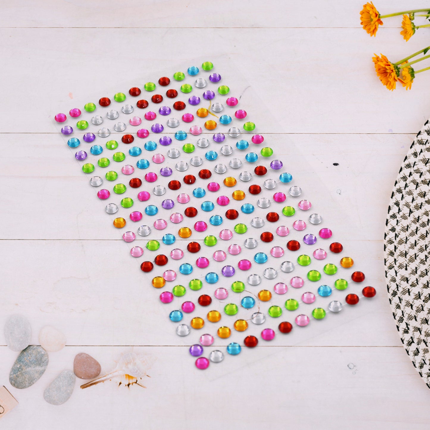 Self Adhesive Multi Size Shaped Shining Stones Crystals Stickers For Art  Craft Mobile Phone Decoration Jewellery Making School Projects Creative Work - Happy Price - Image 5