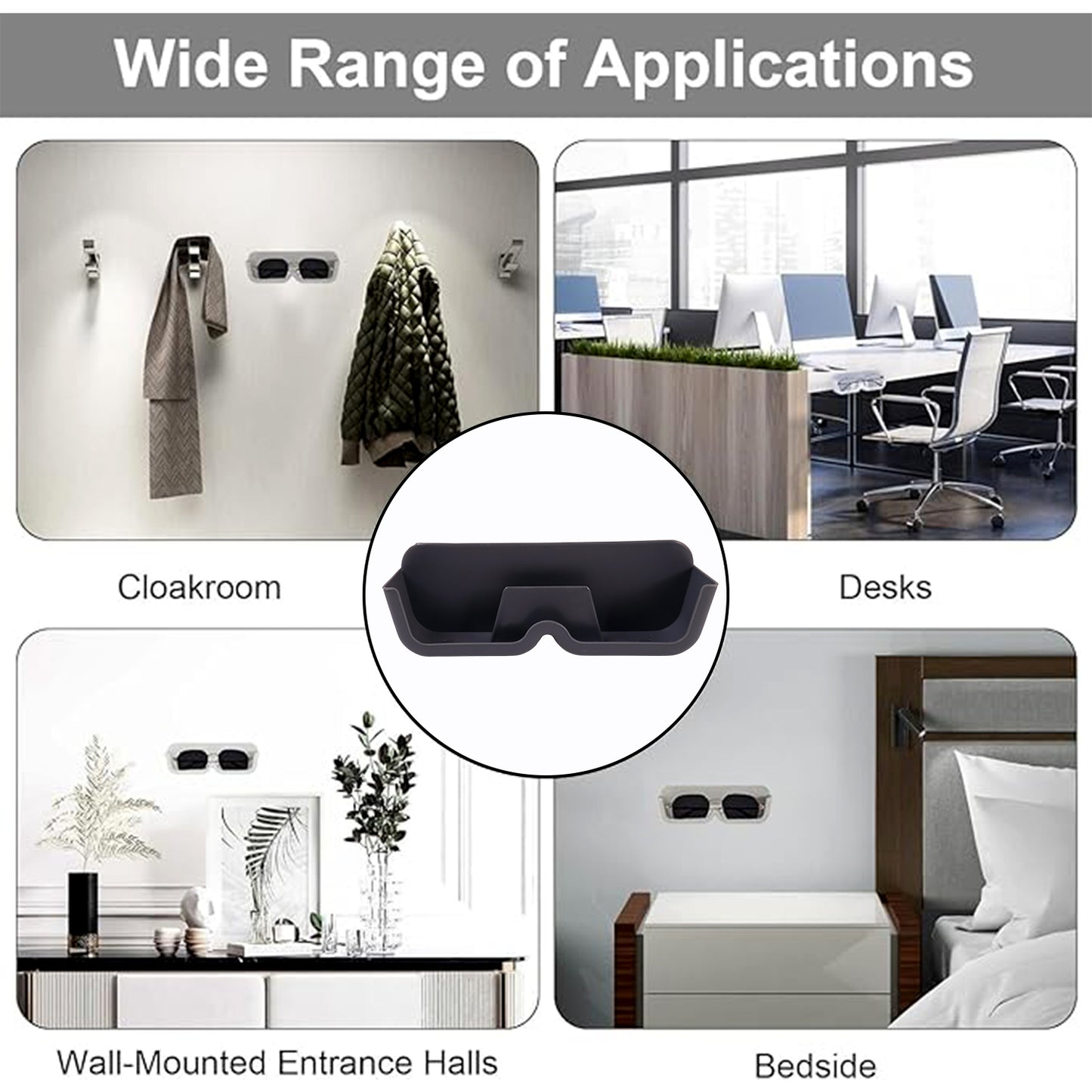 Wall Mounted Sunglasses Holder (Mixcolor  1 Pc) - Happy Price - Image 6