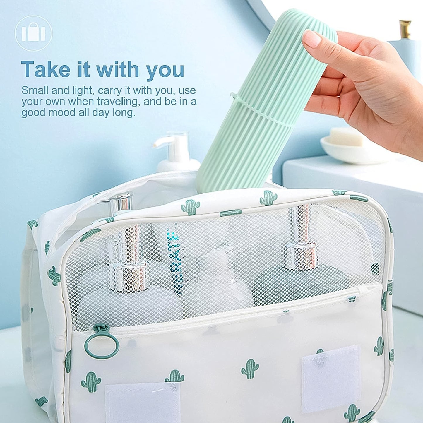 Capsule Shape Travel Toothbrush Toothpaste Case Holder (Multicolor  3 Pcs Set) - Happy Price - Image 3