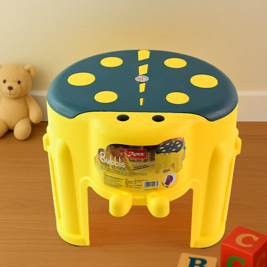 Apex Bubble Kids Stool  Durable Plastic Step Stool For Kids  (1 Pc) - Happy Price - Image 1