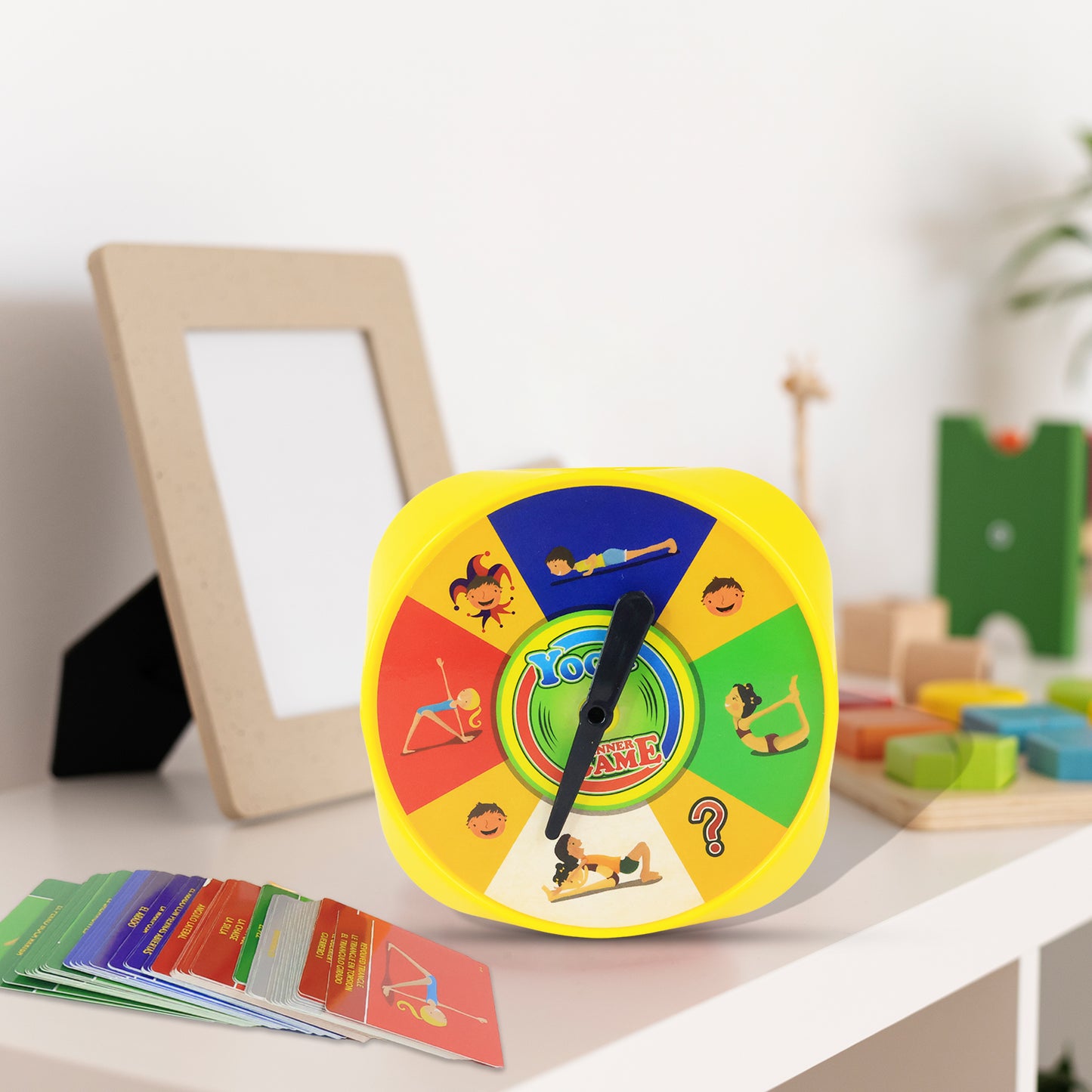 Interactive Yoga Pose Spinner Game for Kids & Adults - Fun Fitness Activity Set - Happy Price - Image 3