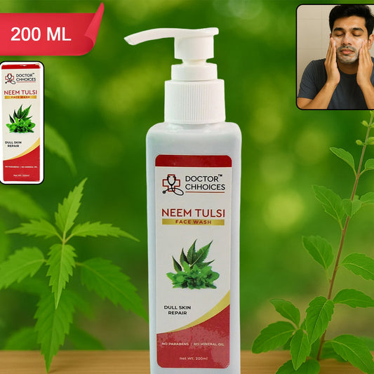 Doctor Chhoices Neem Tulsi Face Wash 200ml for Acne & Oil Control