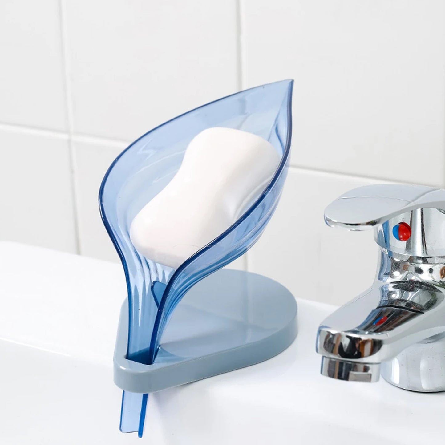 Plasticleaf Shape Soap Box  Soap Holder (1 Pc  With Color Box) - Happy Price - Image 6