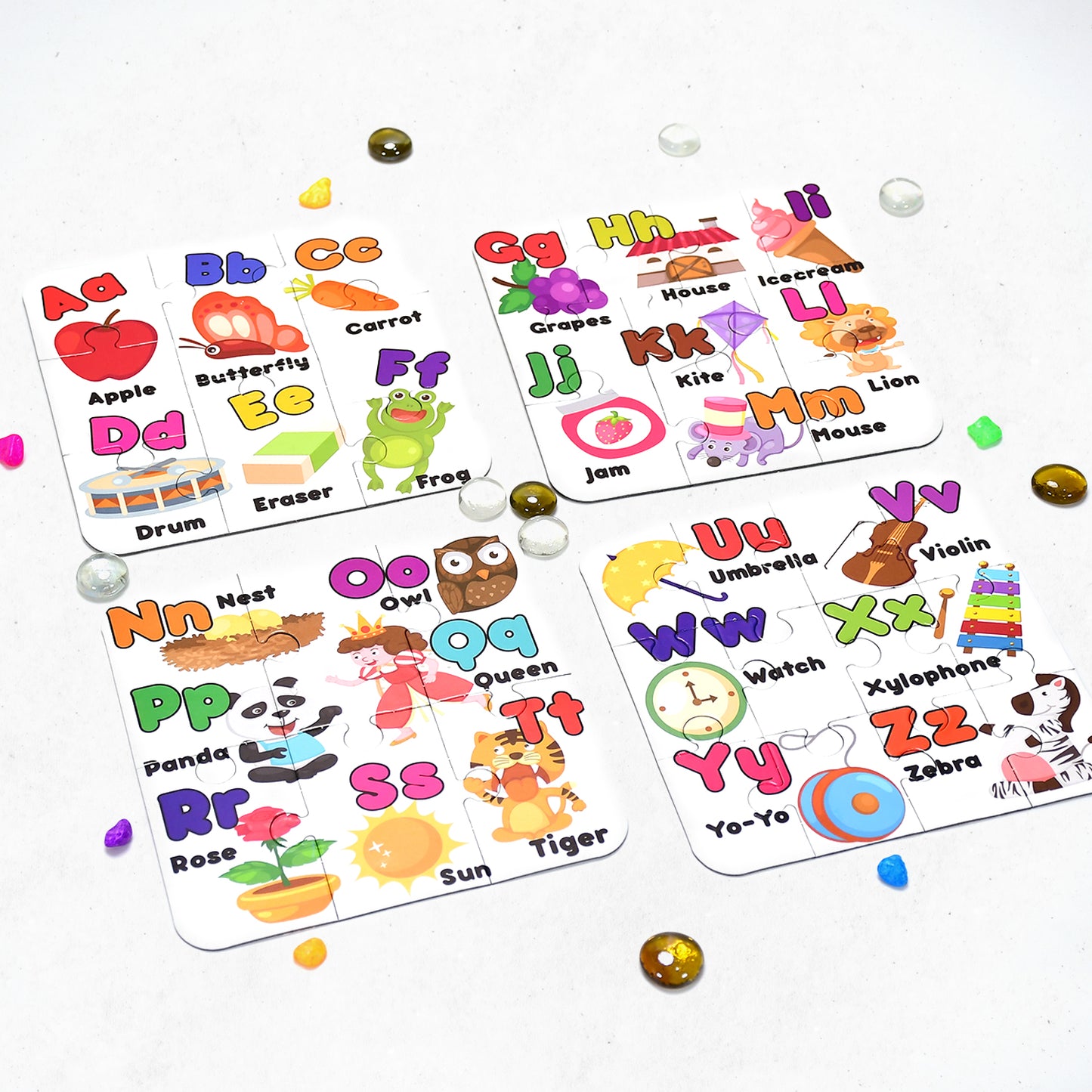 Learning Abcd Jigasaw Toy Puzzle For Children (4 Puzzles Pack) - Happy Price - Image 4
