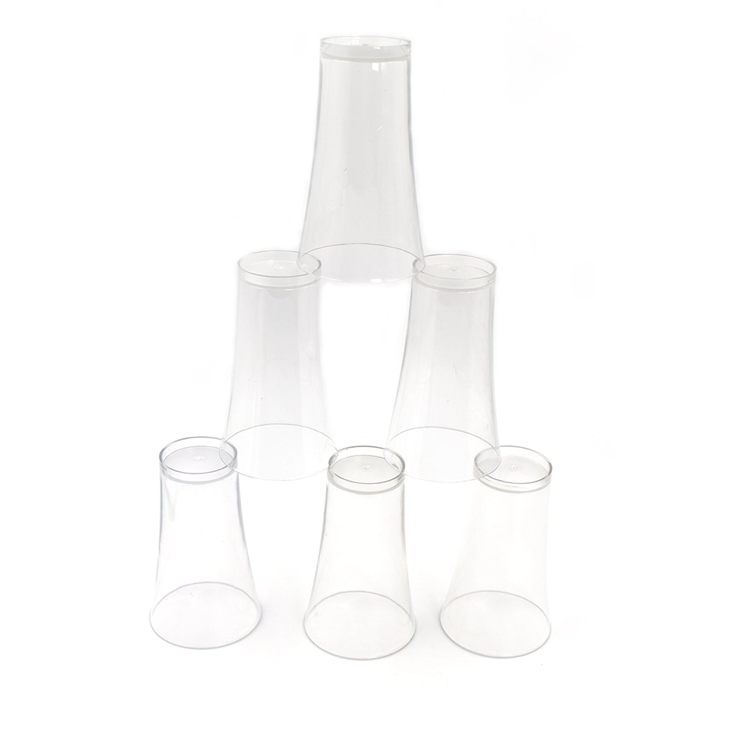 Drinking Glass Juice Glass Water Glass Set Of 6 Transparent Glass - Happy Price - Image 2