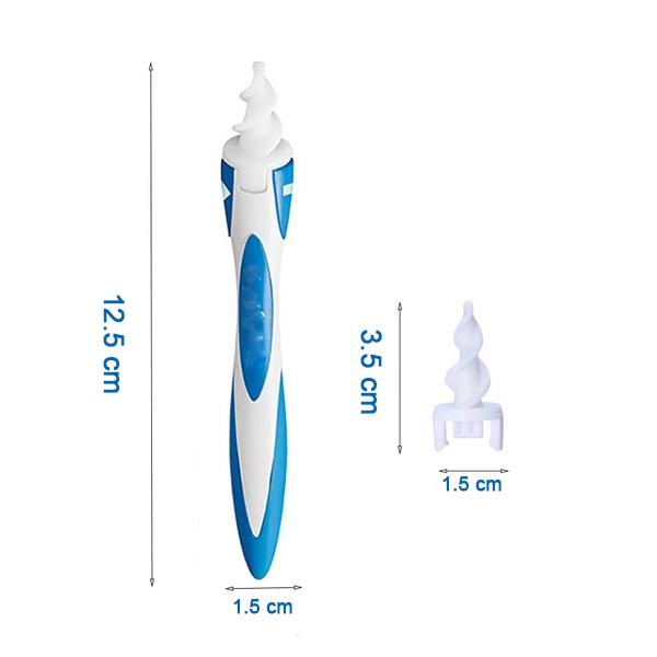 Smart Swab Ear Cleaner with 16 Disposable Soft Tips for Gentle Earwax Removal - Happy Price - Image 6