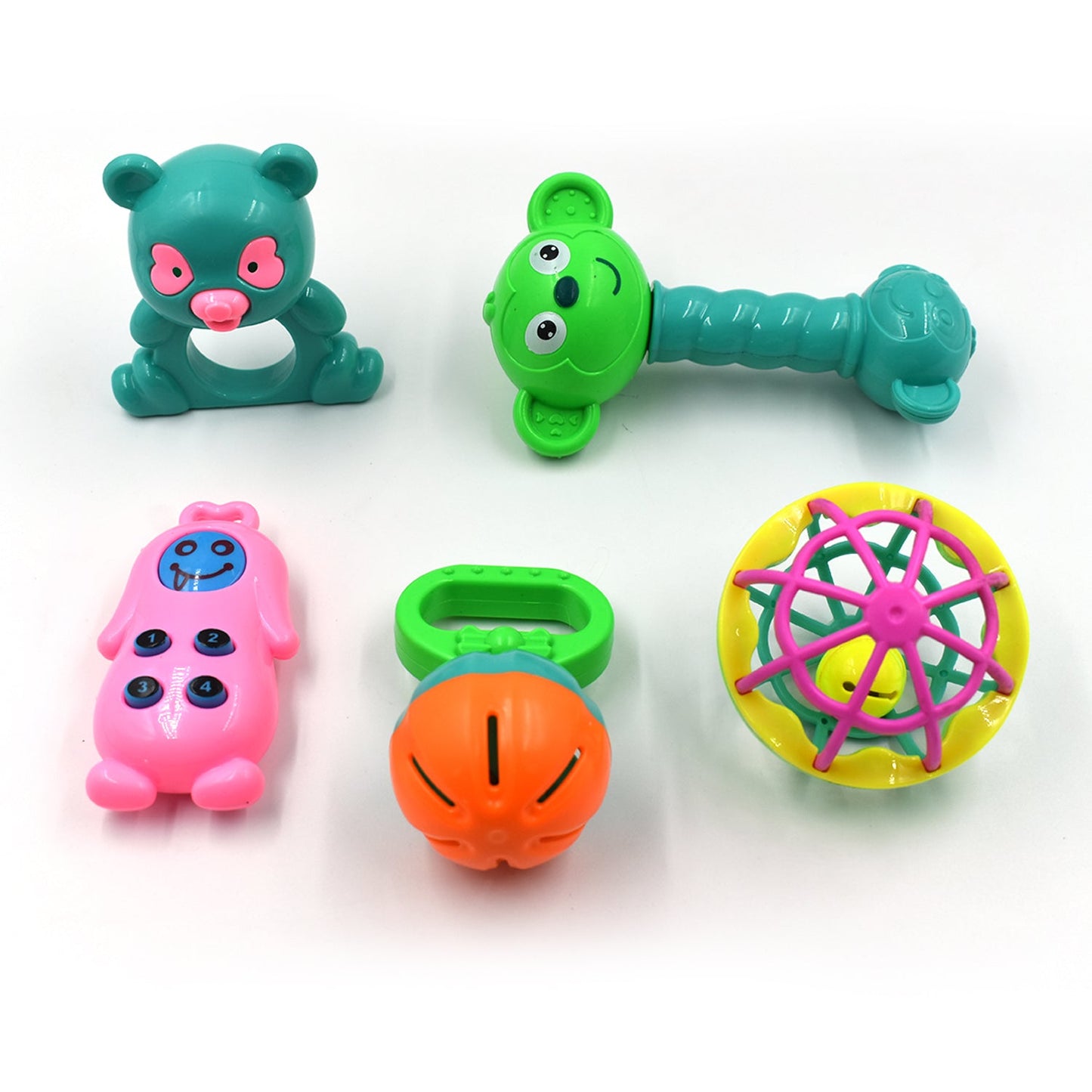 At38 5pc Rattles Baby Toy And Game For Kids And Babies For Playing And Enjoying Purposes. - Happy Price - Image 5