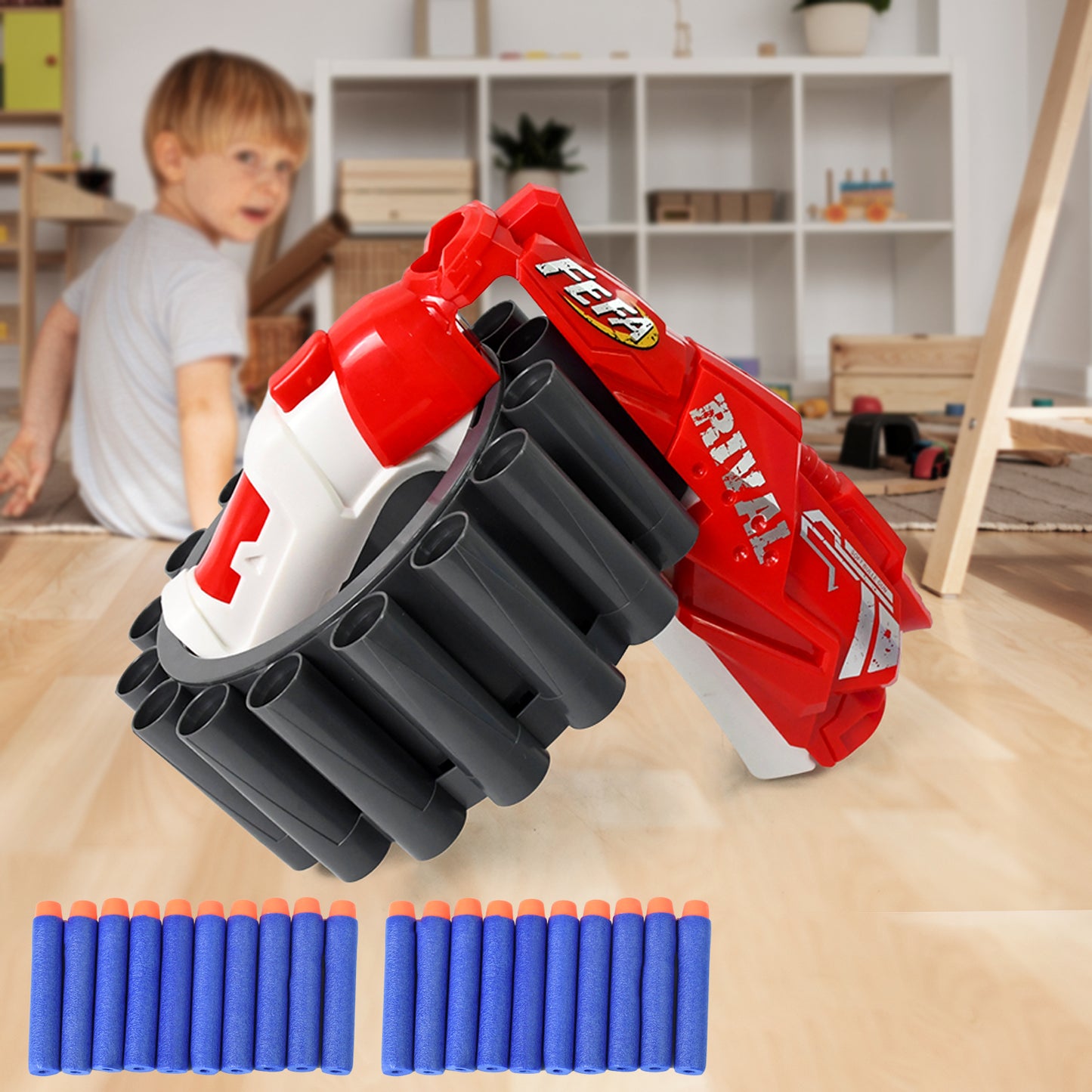 Amazing Toy Gun Electric Gun For Children 20 Soft Bullets (1 Set) - Happy Price - Image 2
