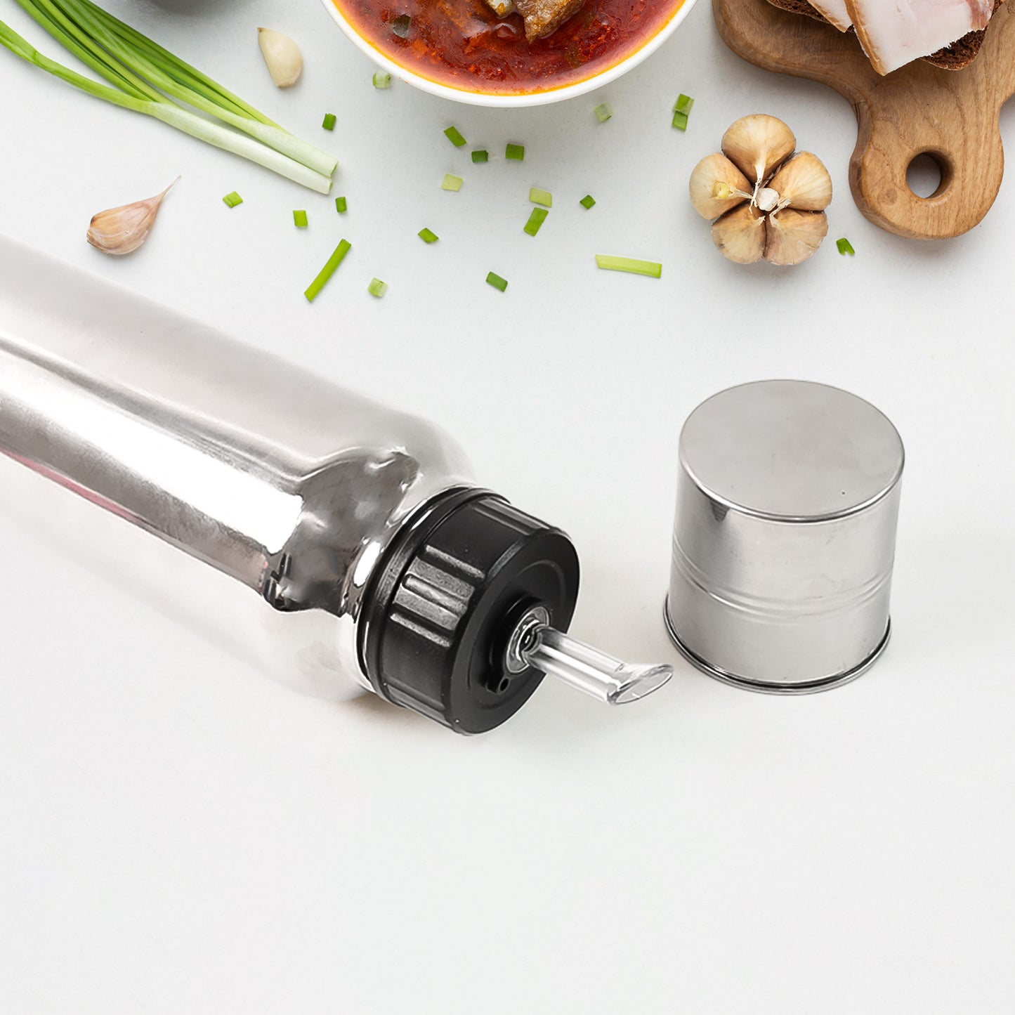Apex Pro Stainless Steel Oil Pourer  750ml (1 Pc) - Happy Price - Image 3