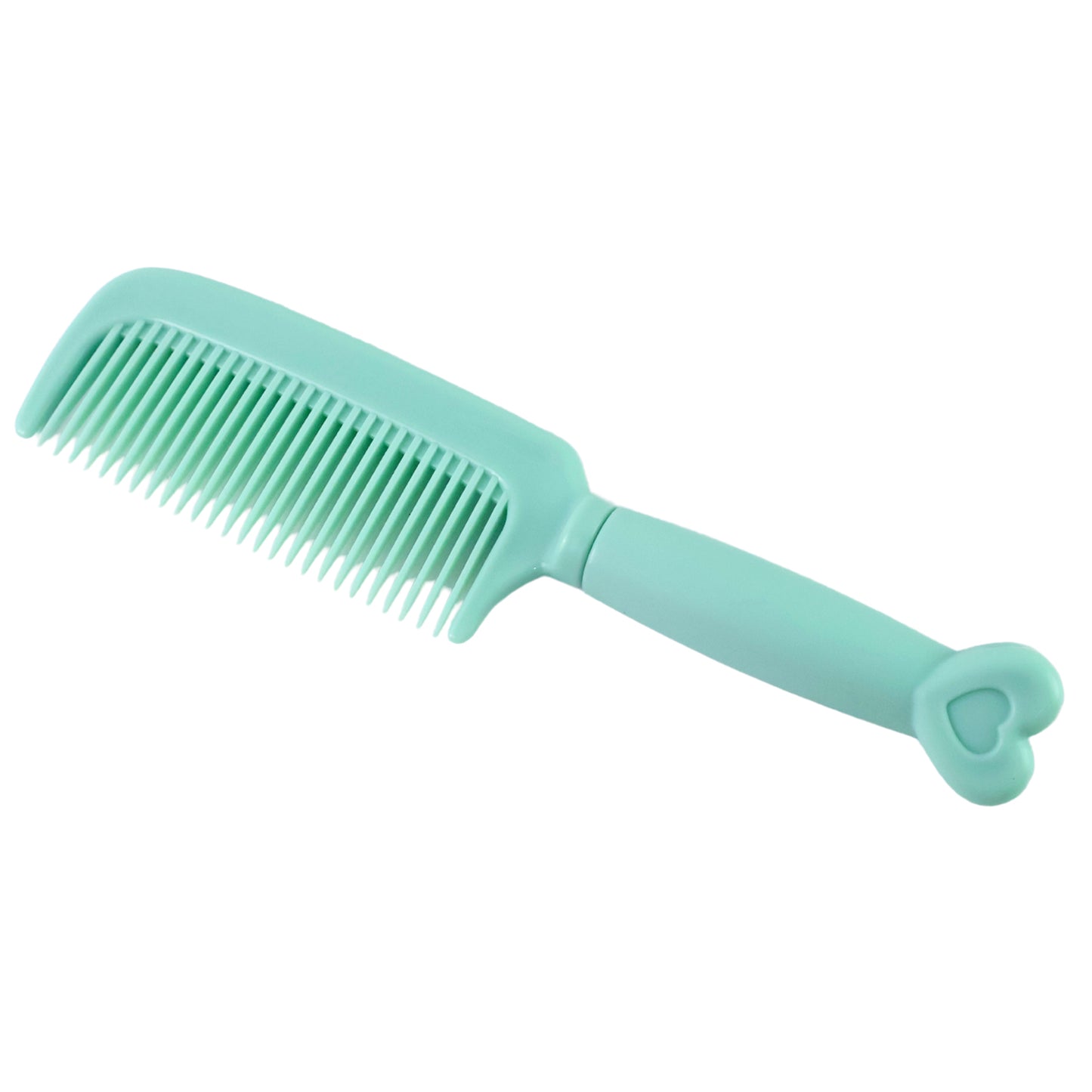 Plastic Hair Comb With Heart-shaped Handle (1 Pc) - Happy Price - Image 2