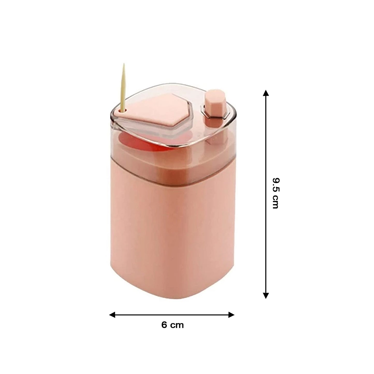 Toothpick Holder Dispenser Pop-up Automatic Toothpick Dispenser For Kitchen Restaurant Thickening Toothpicks Container Pocket Novelty Safe Container Toothpick Storage Box. - Happy Price - Image 5