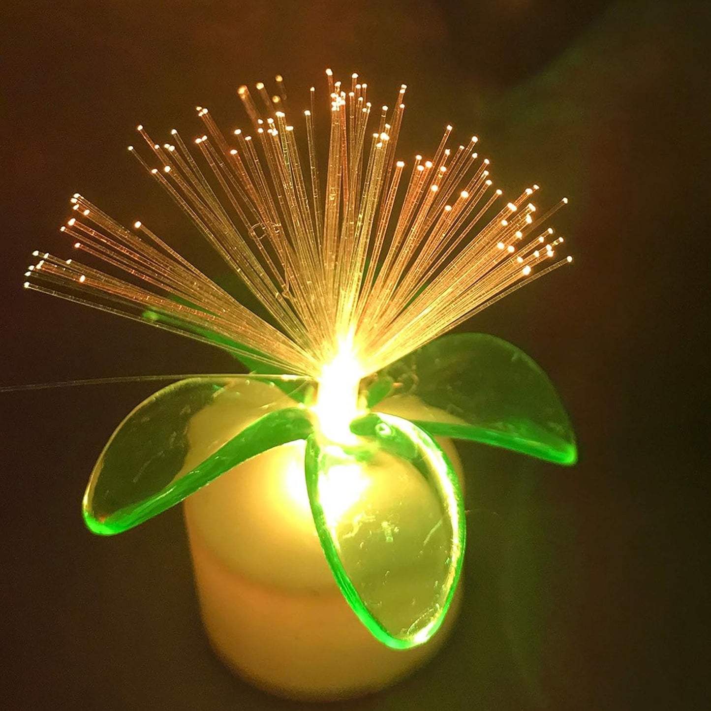 Fiber Optic Light Mini Color Change Led Table Centerpieces  Light Up Candle - Pack Of 12 - Happy Price - Image 5