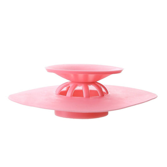 Creative 2-in-1 Silicone Sewer Sink Sealer Cover Drainer (Multicolour) - Happy Price - Image 1