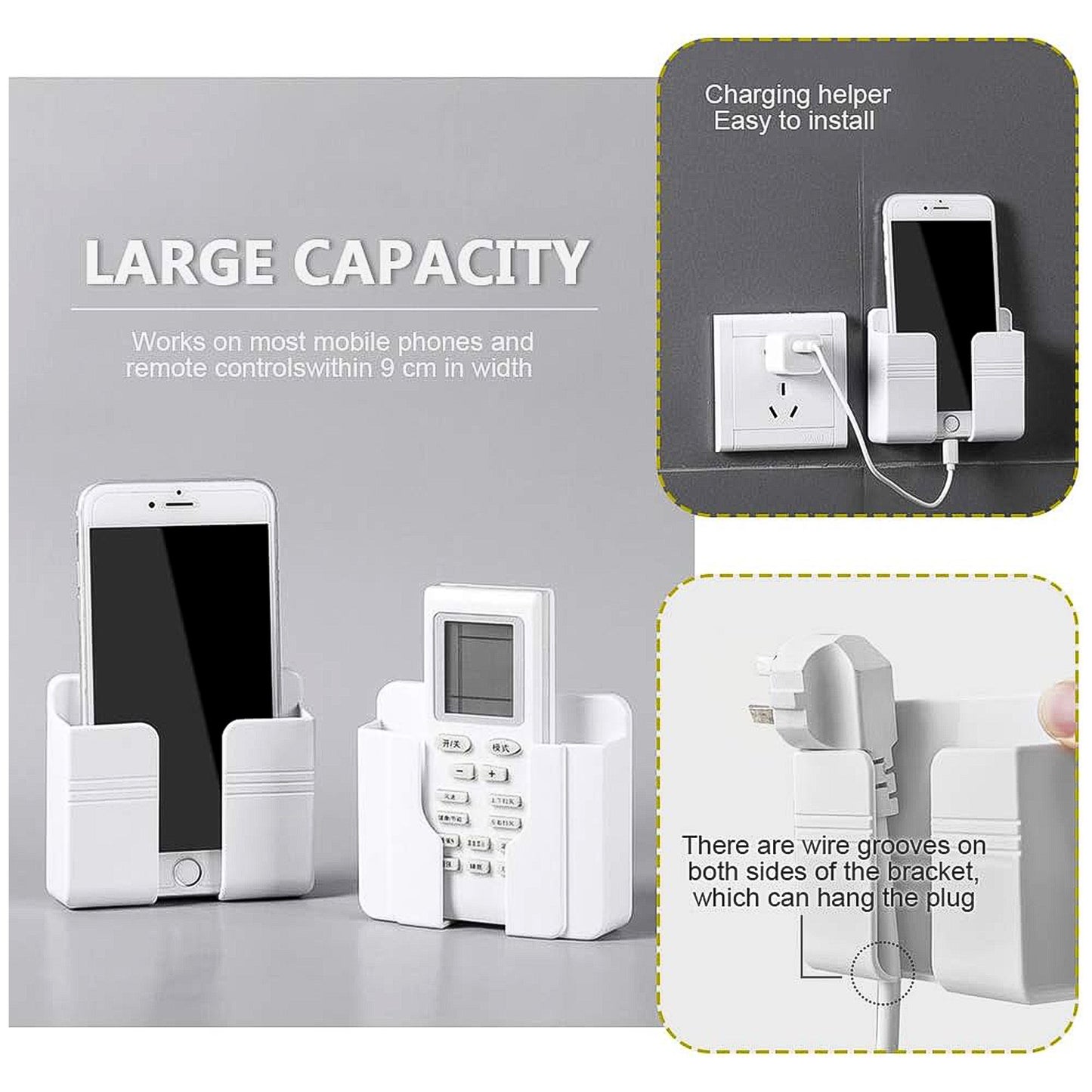 Wall Mount Self-adhesive Mobile Phone Holder Stand (1 Pc) - Happy Price - Image 3