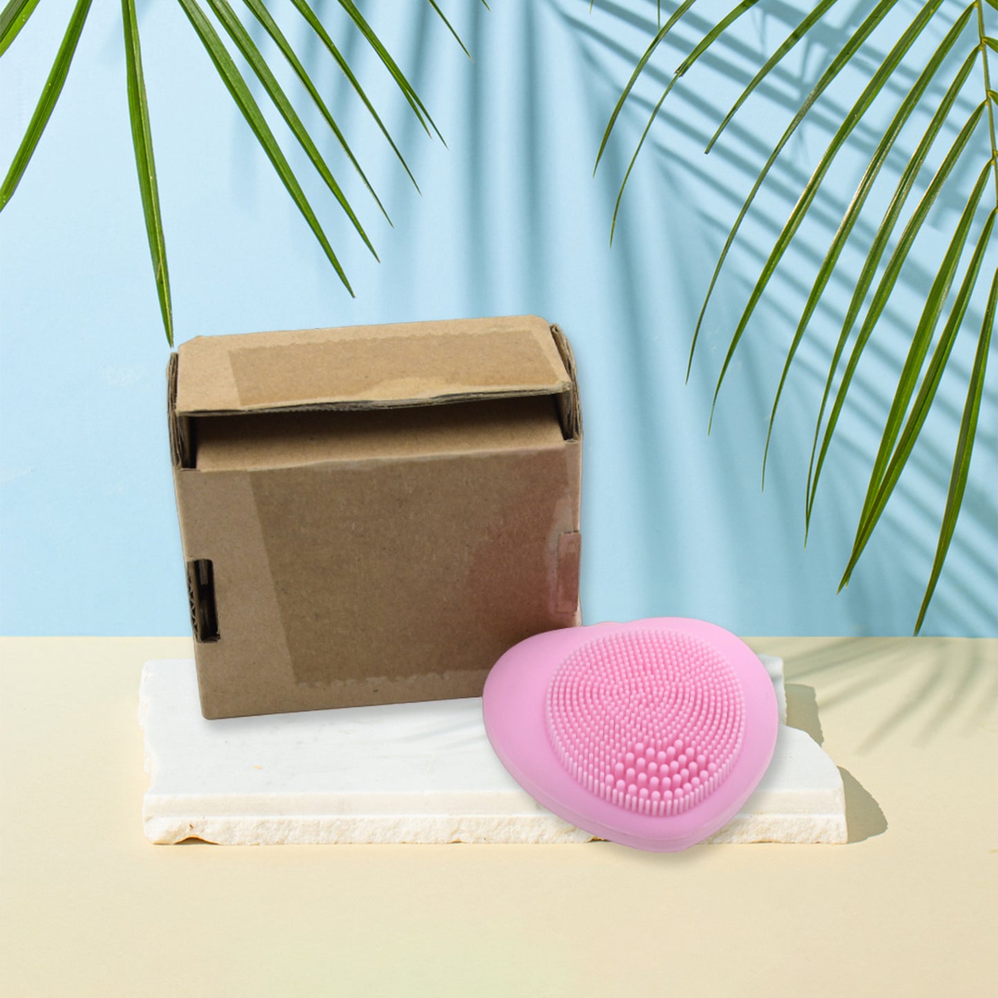 Waterproof Face Wash Brush Face Scrubber Facial Cleansing Brush Exfoliating Silicone Face Hot Compress Scrubber Cleaning For Deep Skin Care Heart Shaped For Women For Home - Happy Price - Image 6