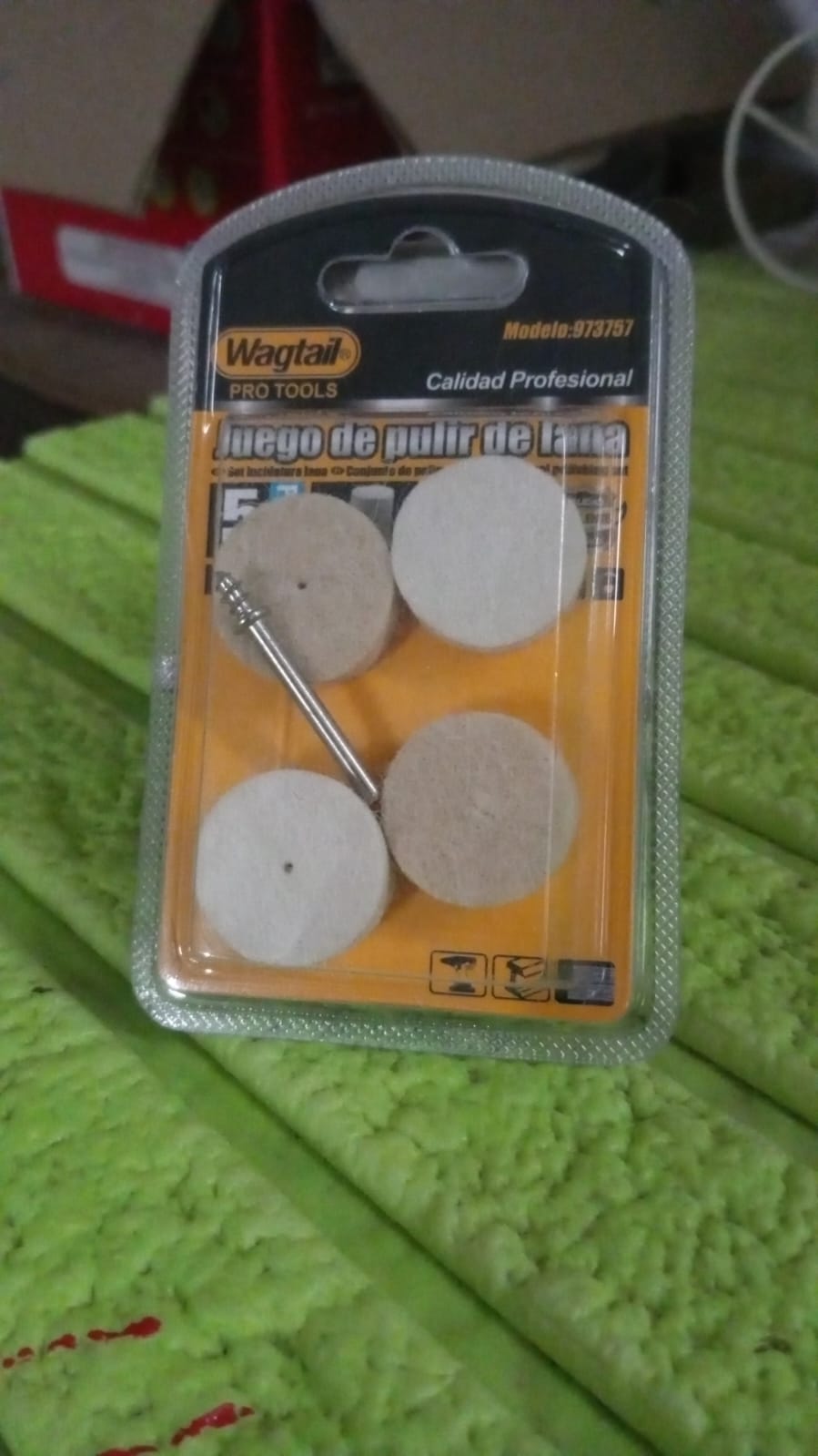 Rotary Tool Accessory Wool Felt Polishing Pad Felt (5 Pcs Set) - Happy Price - Image 7