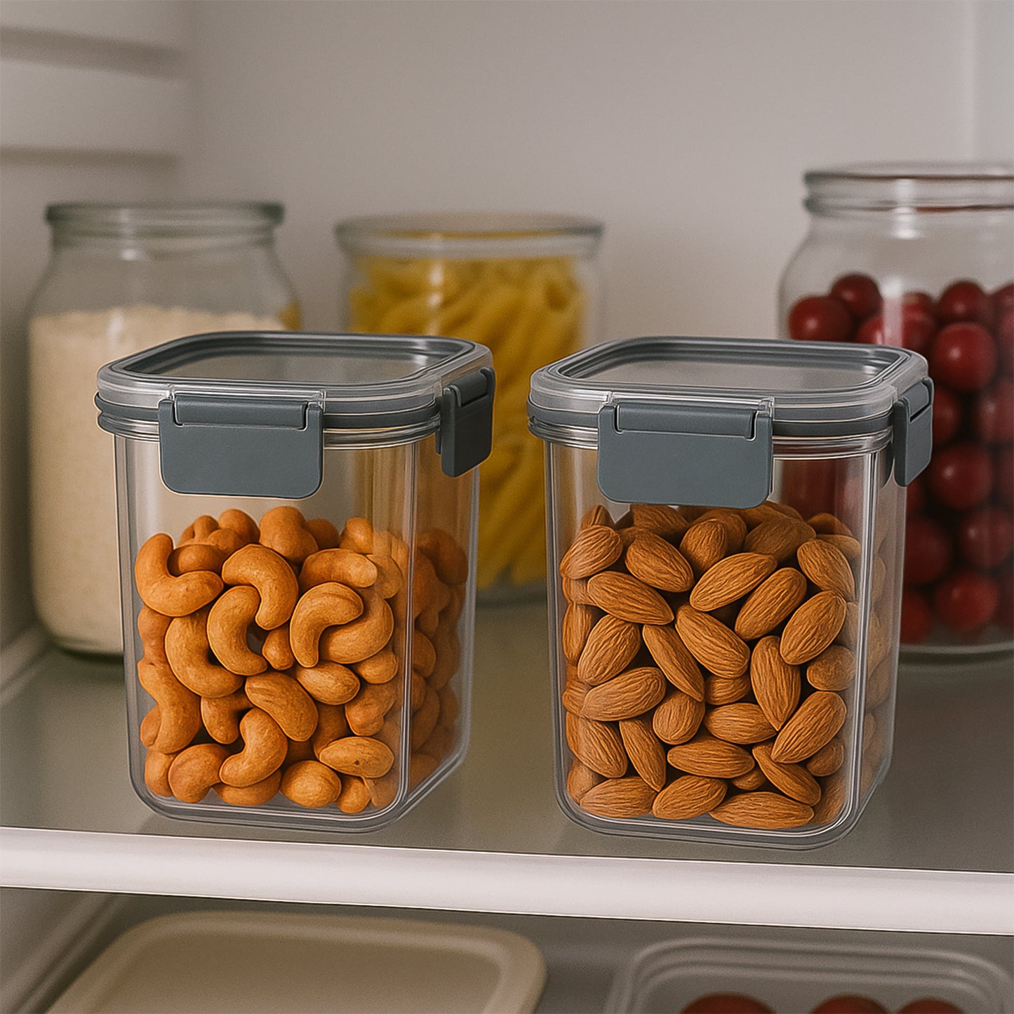Apex Press N Lock Airtight Food Storage Container Set (2pc900ml) Approx - Happy Price - Image 4