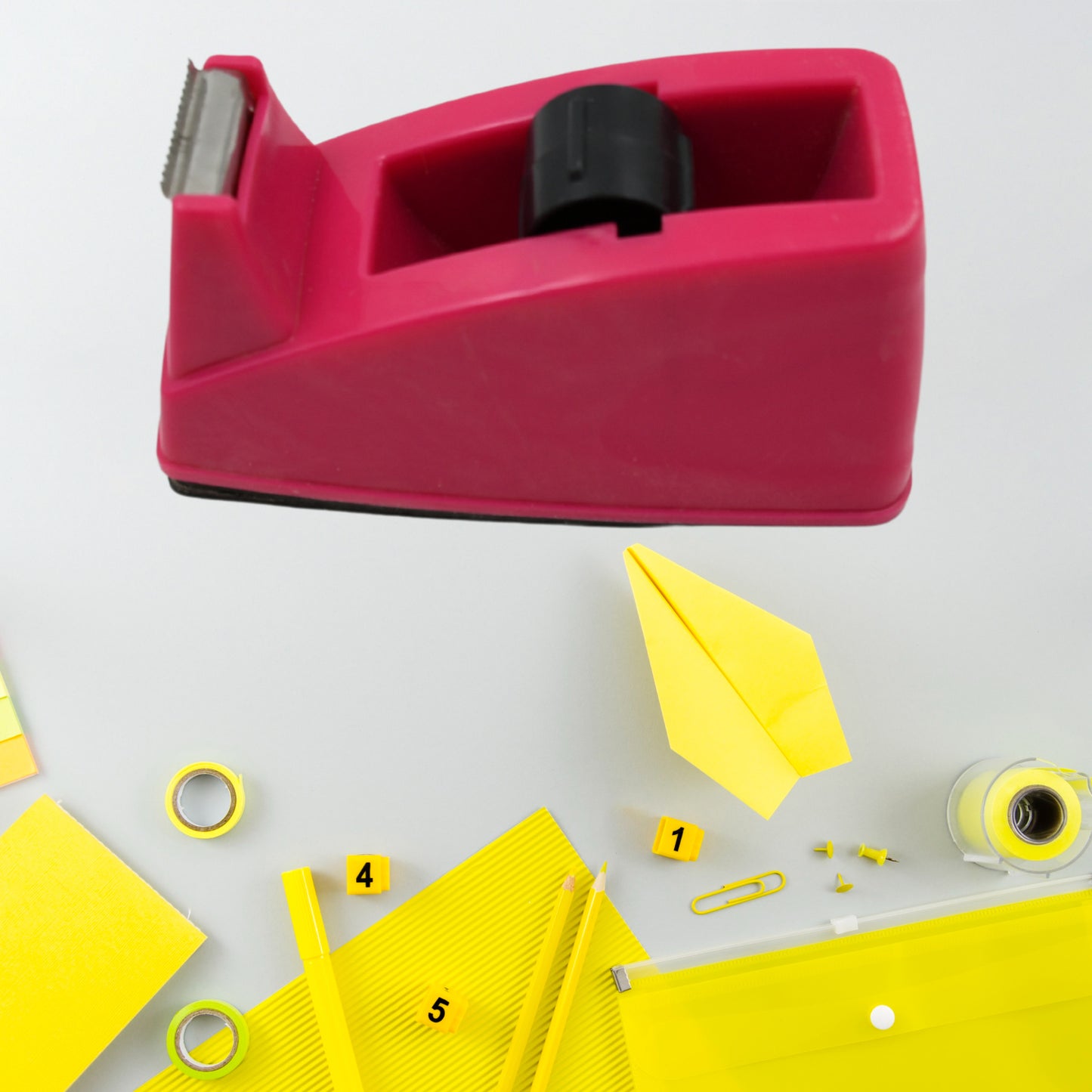 Plastic Tape Dispenser Cutter For Home Office Use Tape Dispenser For Stationary Tape Cutter Packaging Tape School Supplies (1 Pc  273 Gm) - Happy Price - Image 5
