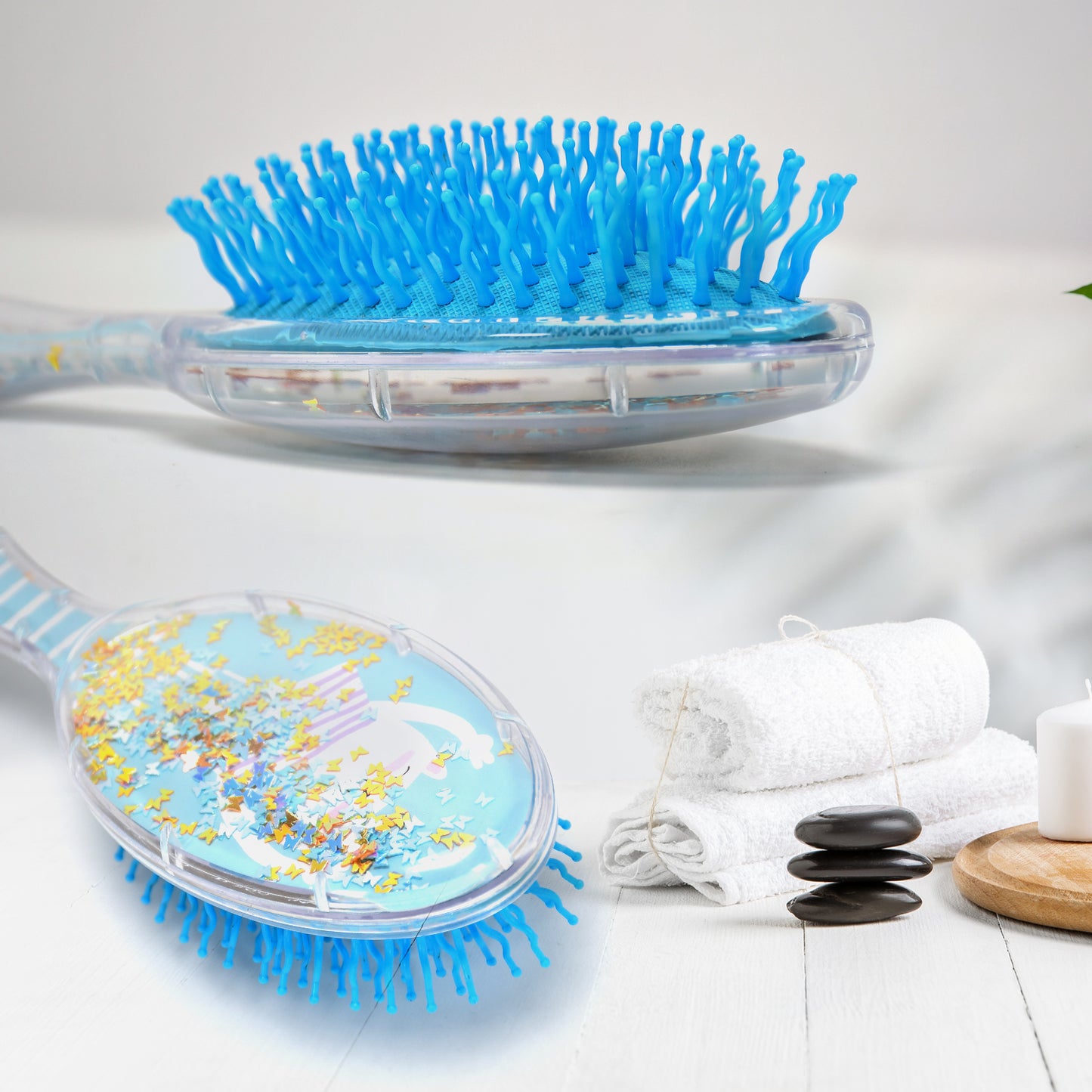 Hair Brush For Kids Detangling Anti-static Soft Massage For Braids Curly Straight Long Or Short Wet Or Dry Hair (Multi-design) - Happy Price - Image 4