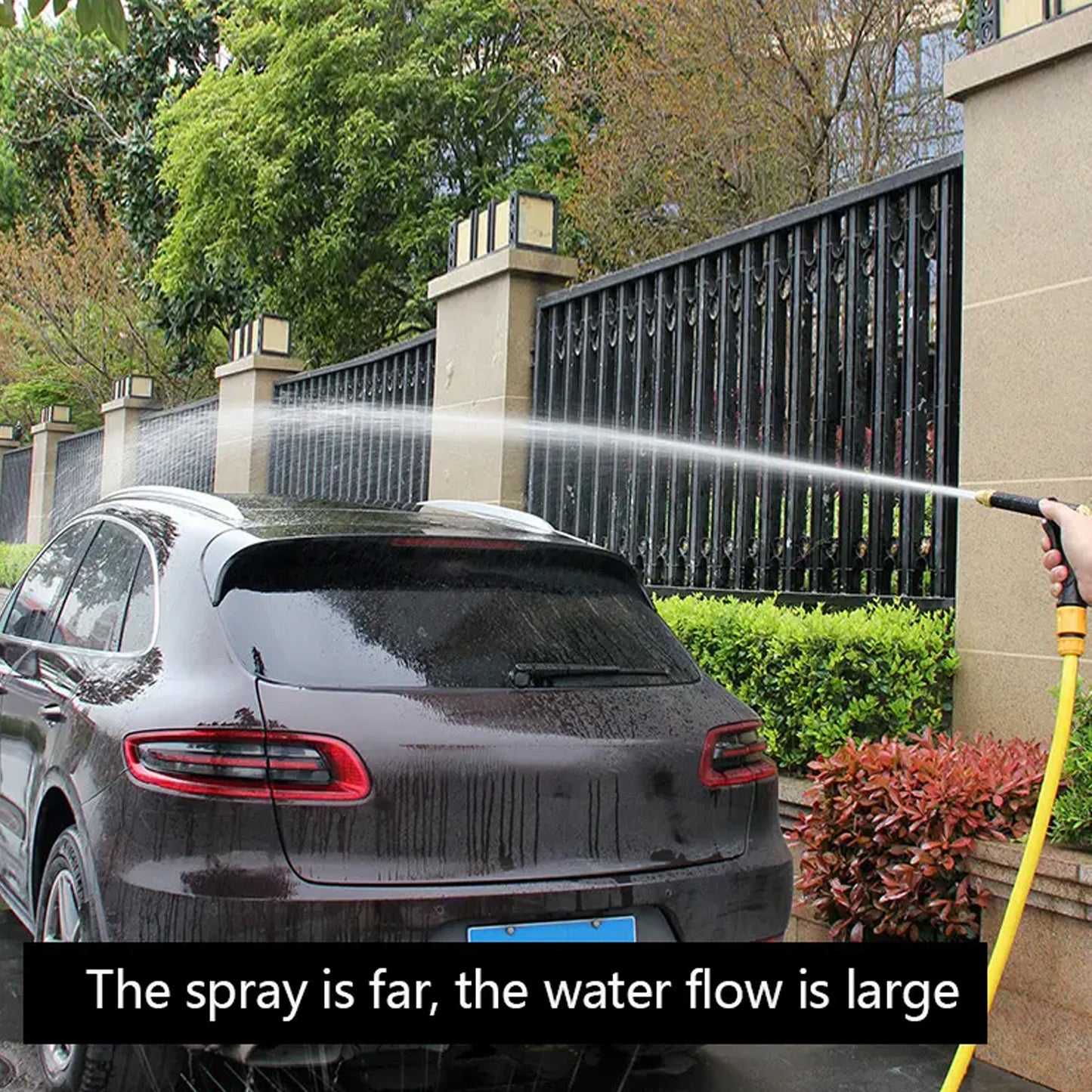 Plastic Body Metal Trigger  Brass Nozzle Water Spray Gun For Water Pipe  Non-slip  Comfortable Grip  Multiple Spray Modes  Ideal Pipe Nozzle For Car Wash Gardening Other Uses - Happy Price - Image 5
