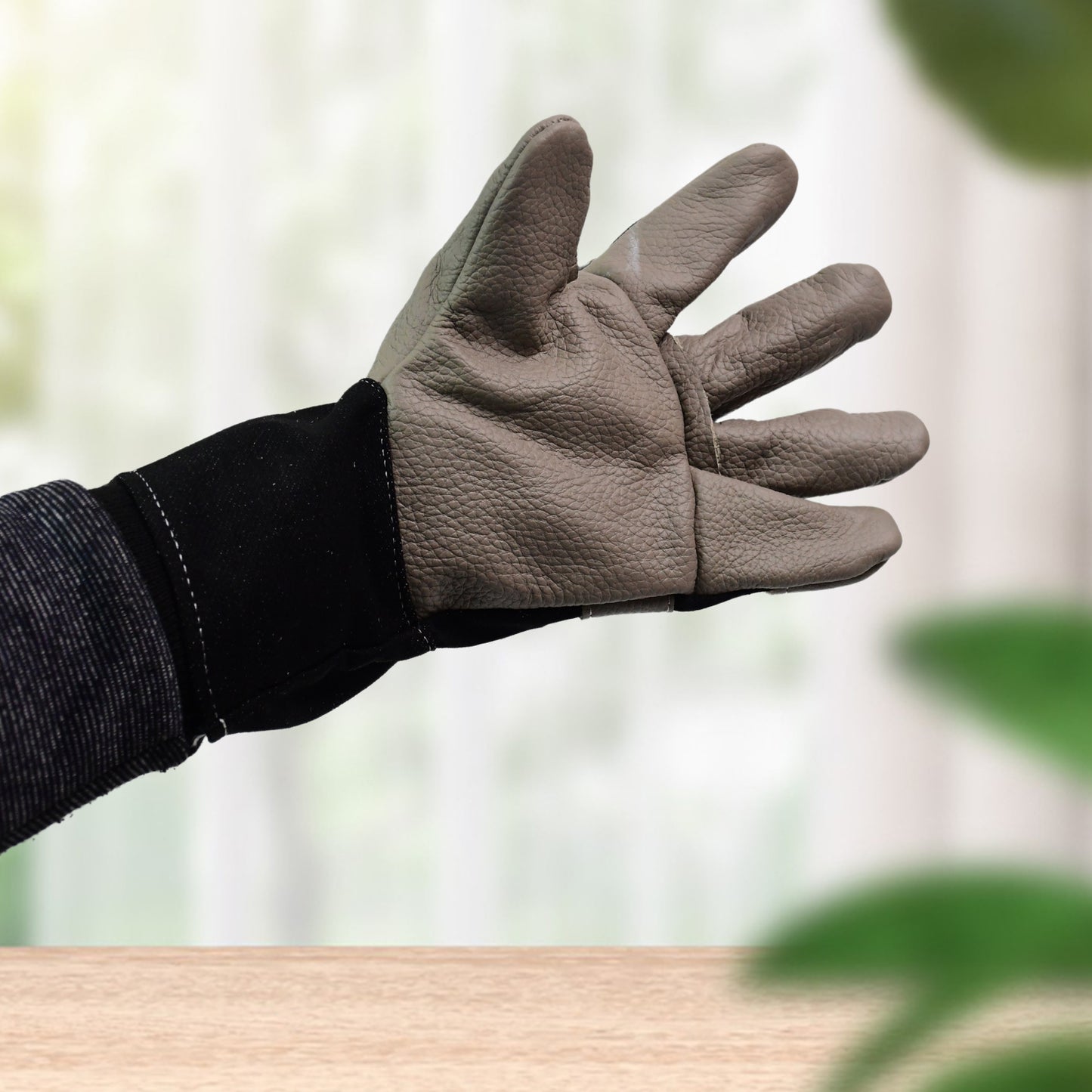 Gloves Gardening Gloves For Men Women Leather Gloves Heavy Duty Gloves (1 Pair) - Happy Price - Image 3