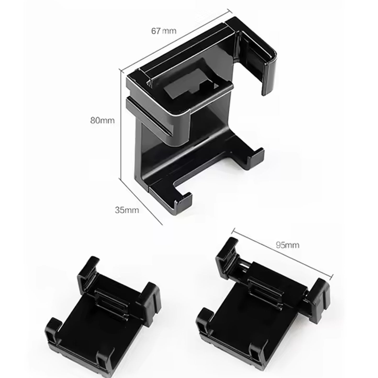 smartphone Car Phone Holder Car Air Conditioning Vent Phone Holder Holder Stand For Mobile Phone Cellphone Gps Dashboard Bracket For Car (1 Pc) - Happy Price - Image 5