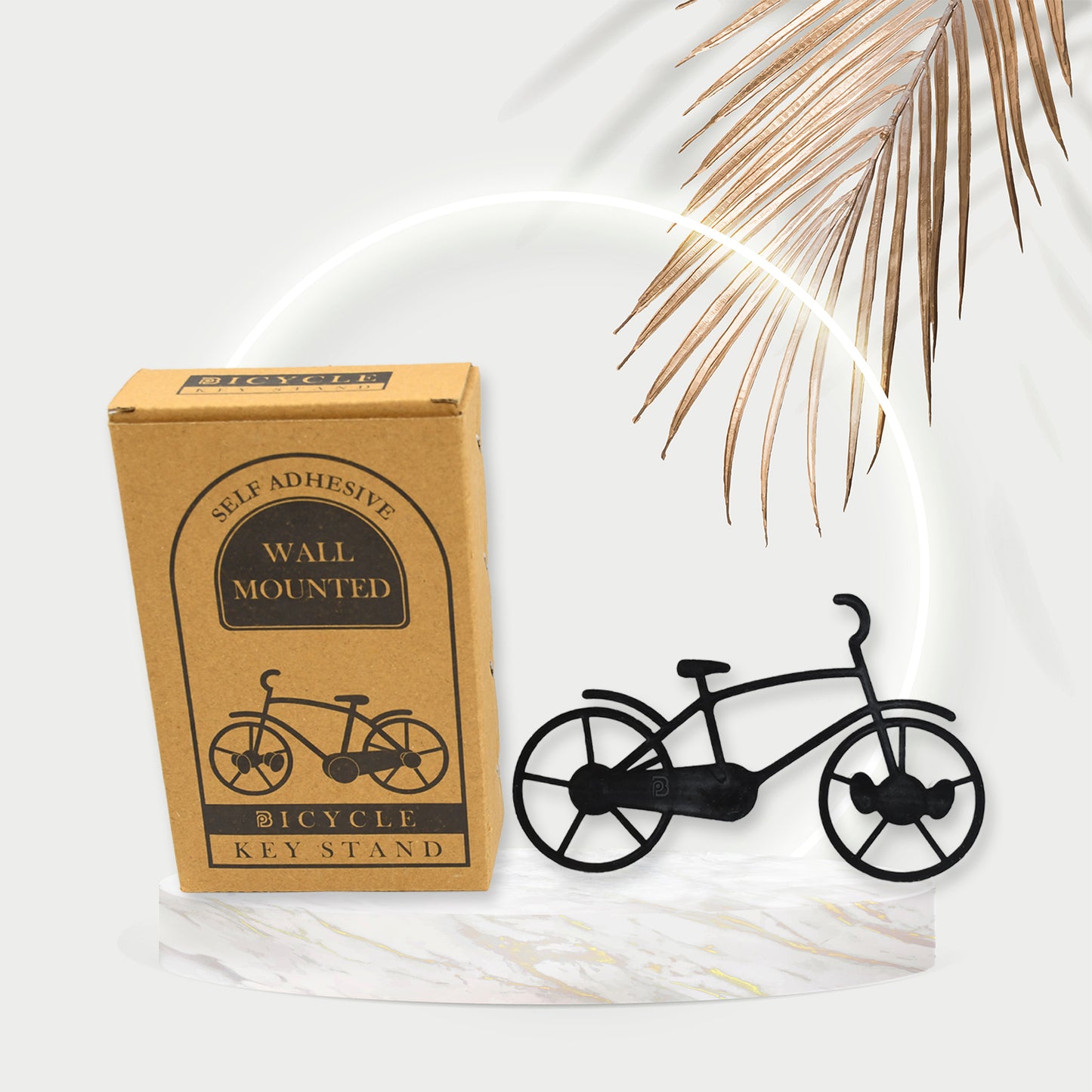 Bicycle Shape Key Chain Holder And Wall Mount Bike Hook Key Holders Plastic Key Holder For Home Office (Pack Of 4) - Happy Price - Image 6