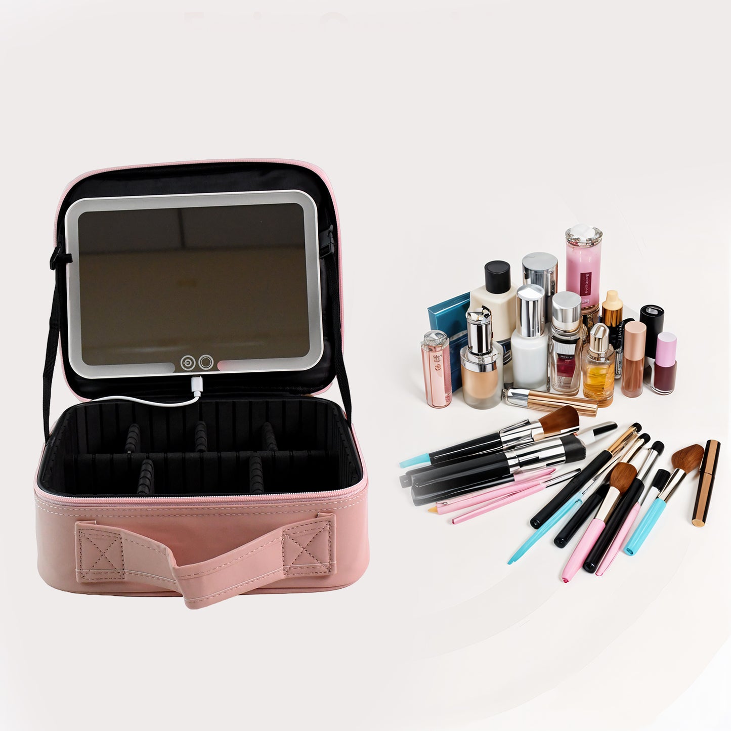 Premium Led Light Makeup Organizer Box - Happy Price - Image 3