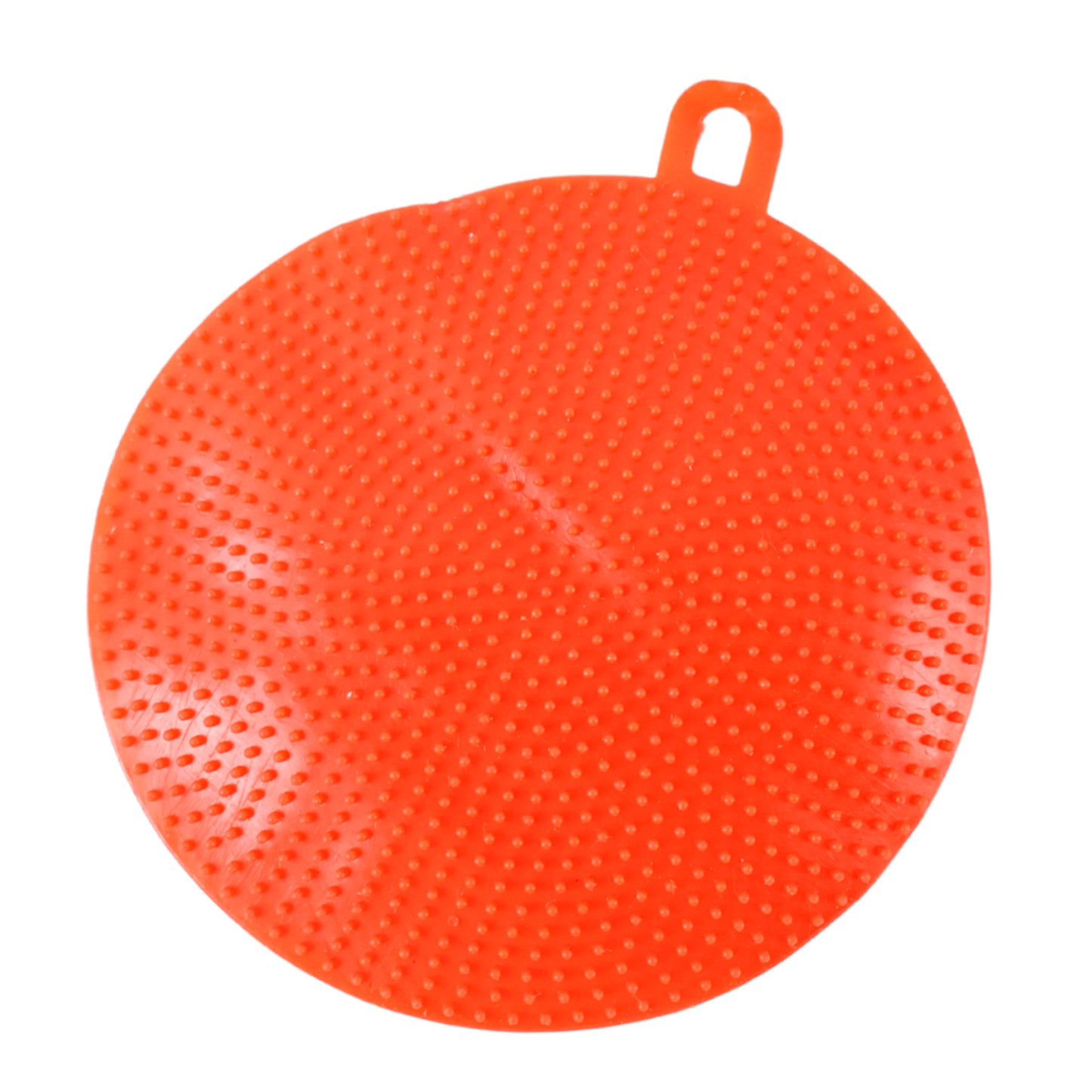 Red Silicone Dish Scrubber Sponge Mildew Free Non Stick Heat Resistant - Happy Price - Image 5