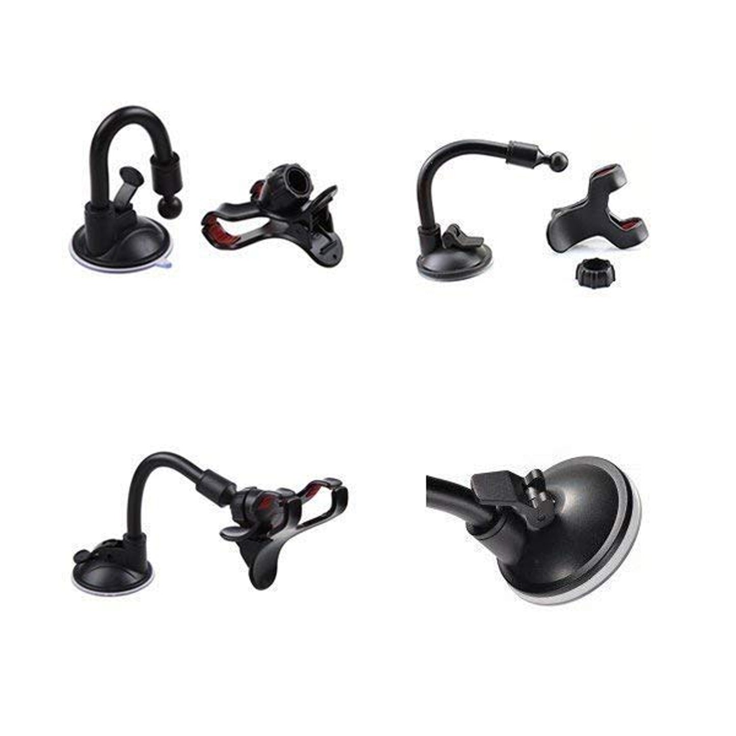 Flexible Mobile Stand Multi Angle Adjustment With 360 Degree Adjustment For Car  Home Use Mobile Stand - Happy Price - Image 7