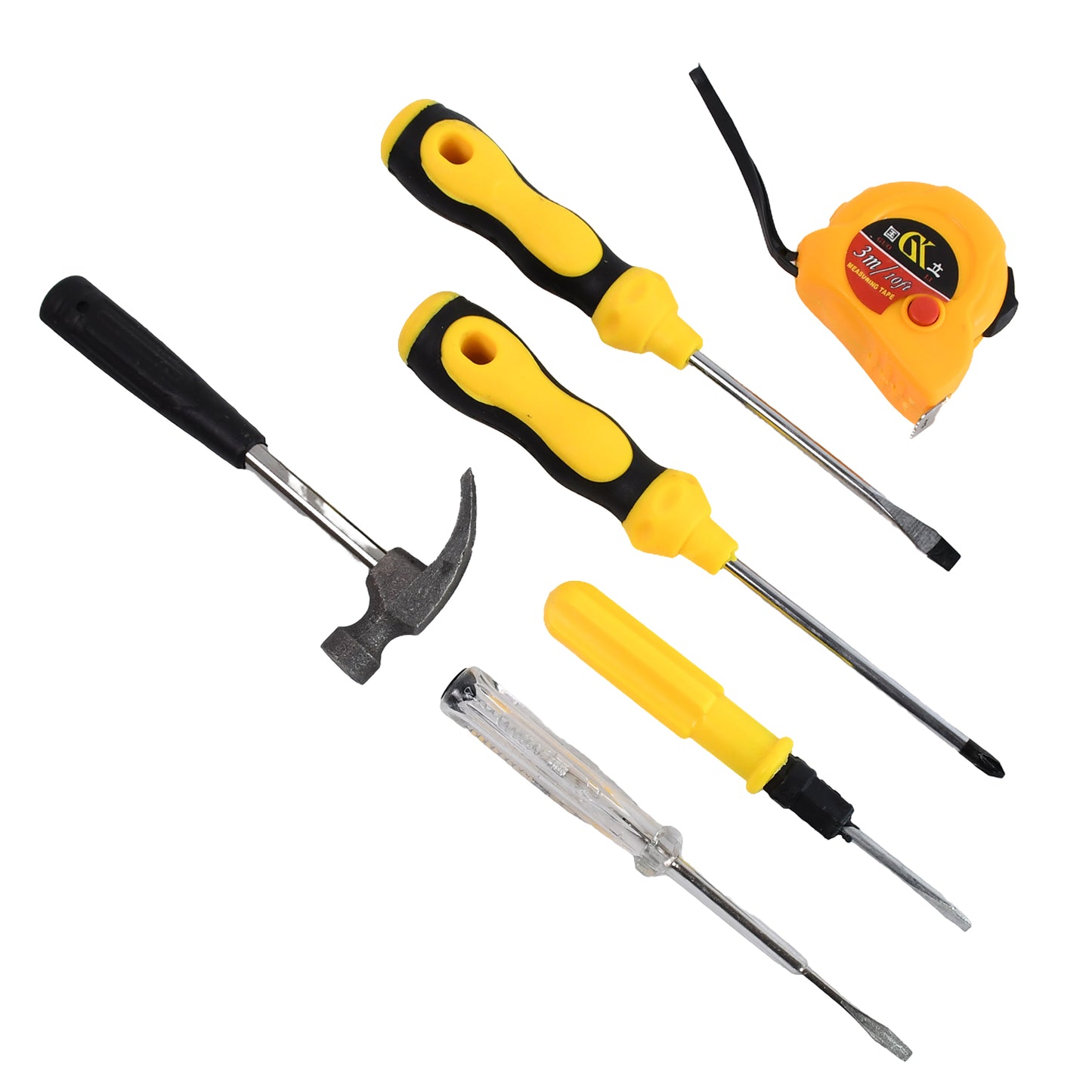 6-in-1 Home Repair Tool Kit with Screwdrivers & Essentials
